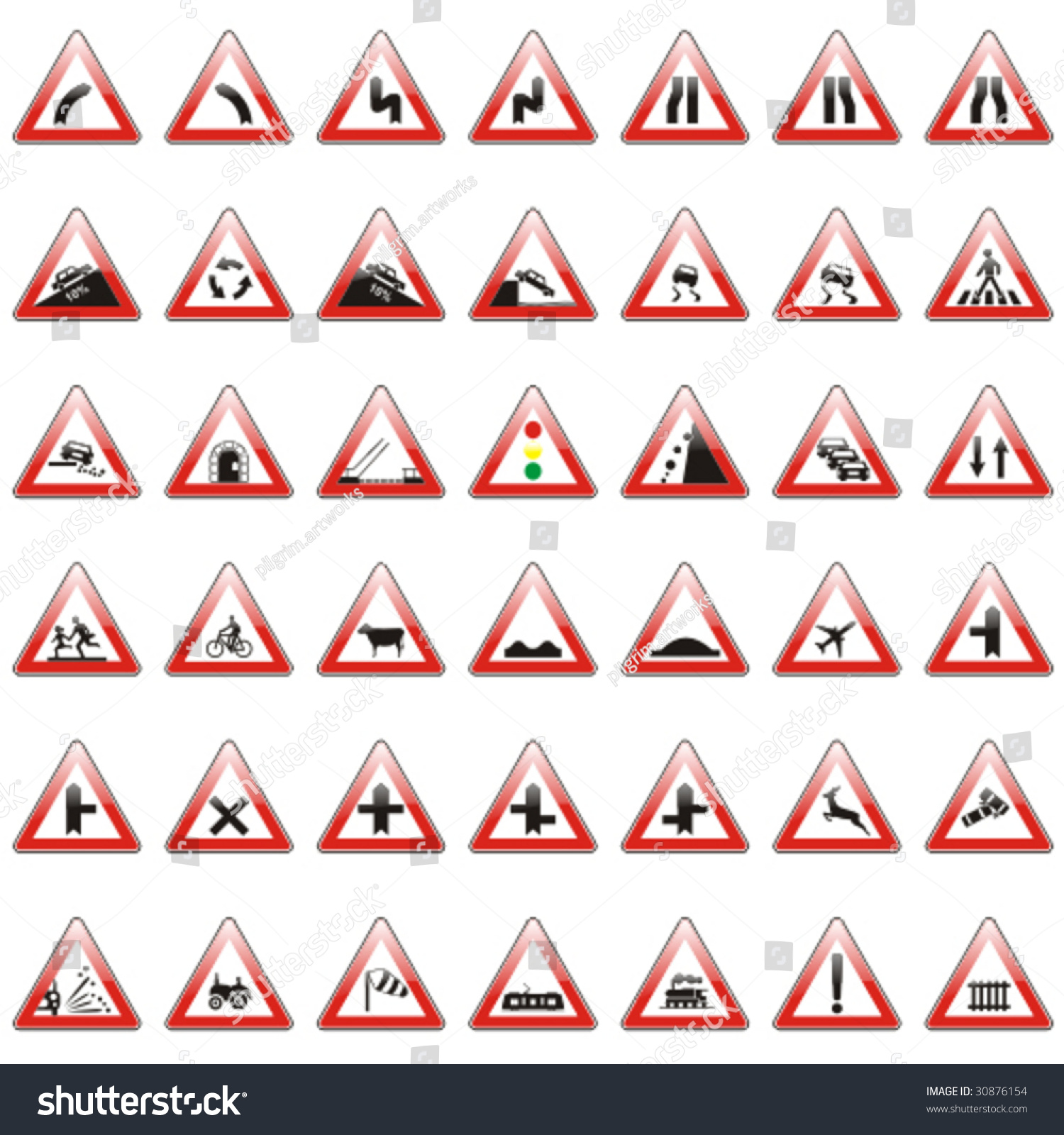 Editable Road Signs