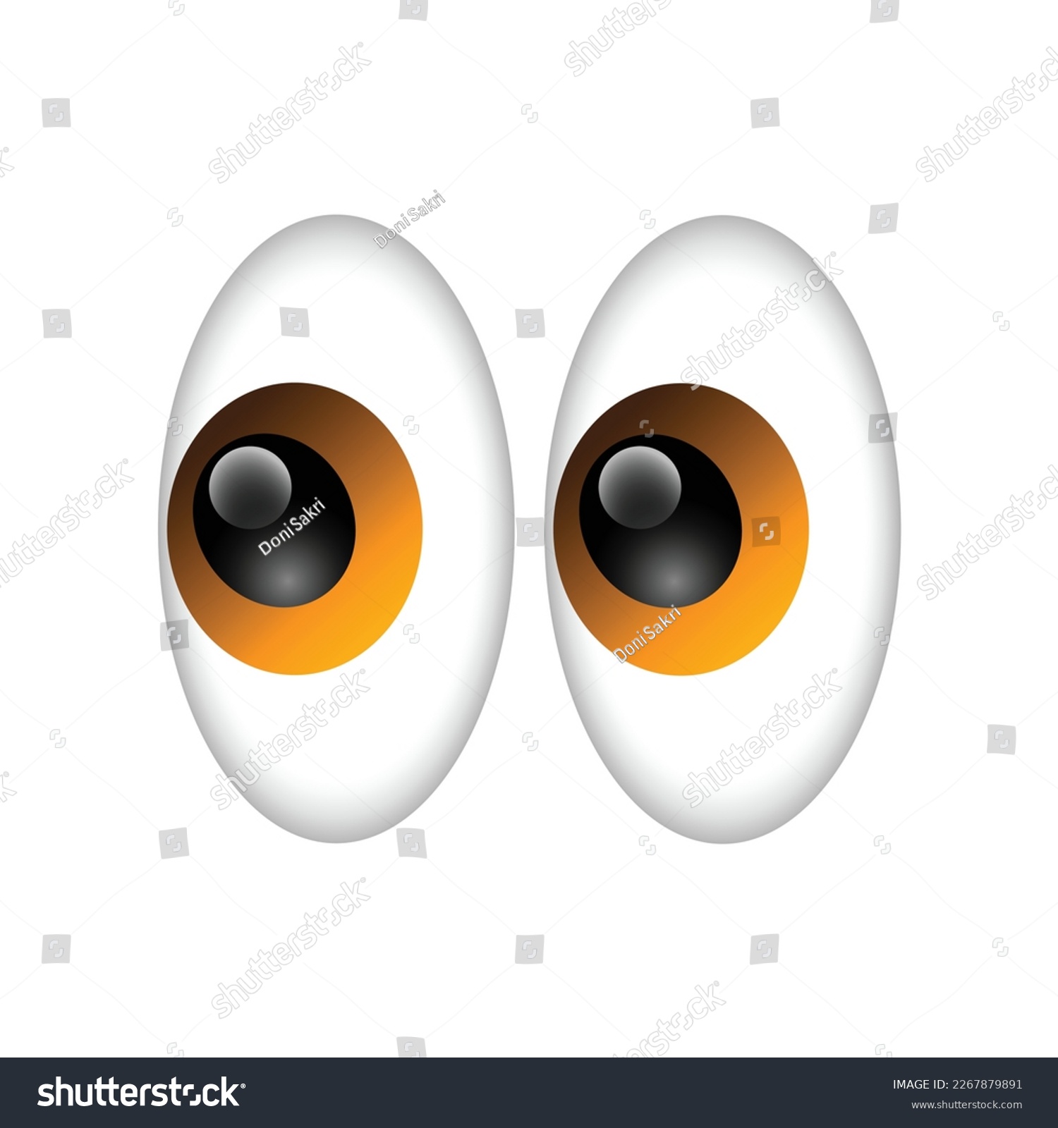 SVG of vector Eyeballs Shifty Wide Eyes emoticons comment social media Facebook Instagram Whatsapp chat comment reactions, icon template face emoji character message svg