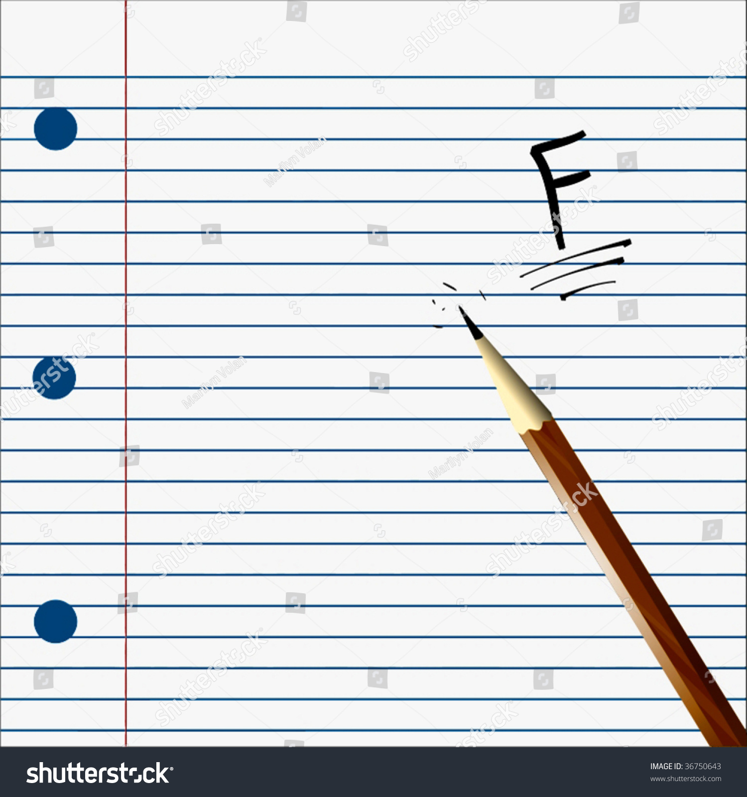 f grade pencil