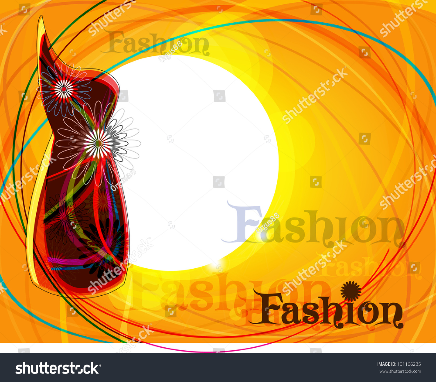 Fashion poster background Fashion poster background