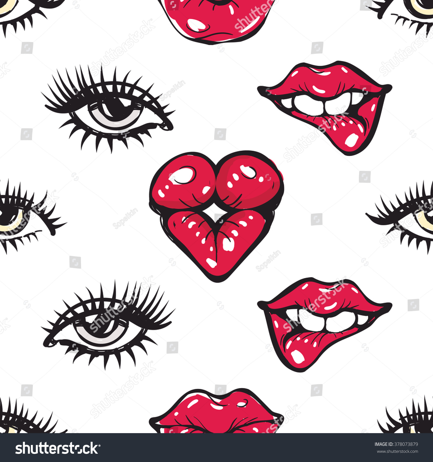 Vector Fashion Sketch Hand Drawn Graphic Stock Vector Royalty Free