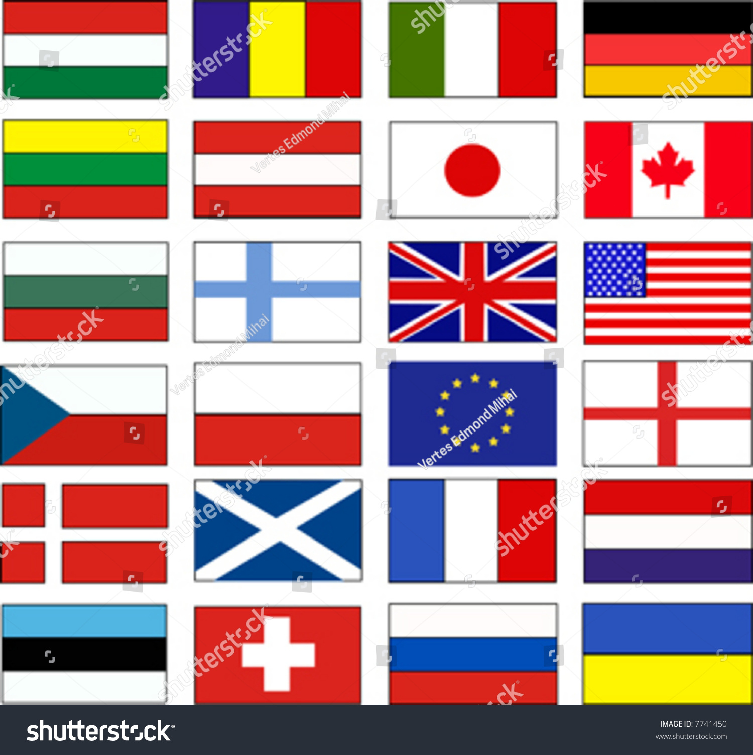 Vector Flags - 7741450 : Shutterstock