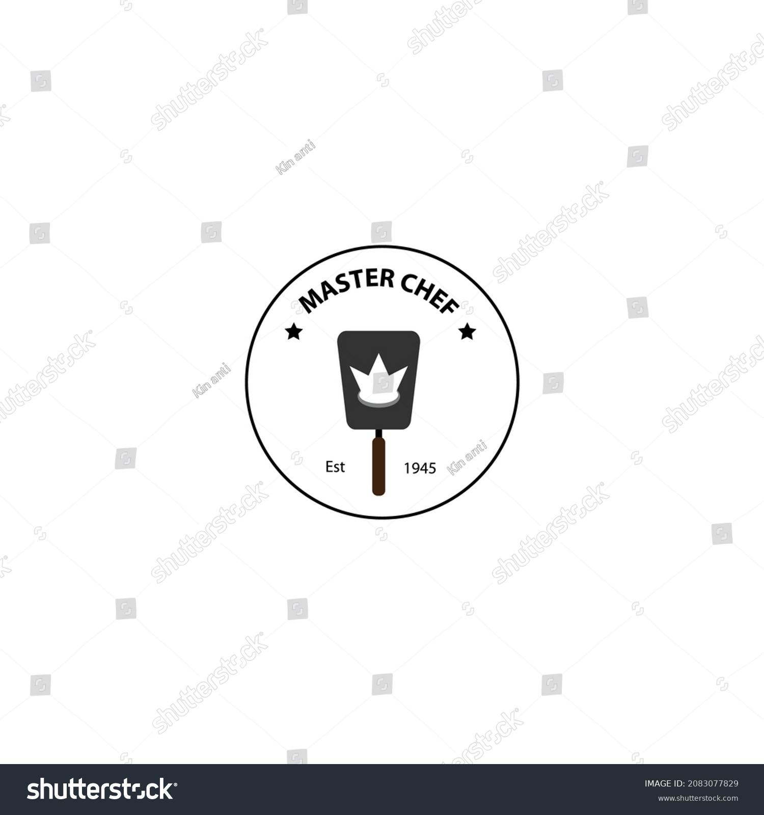 Vector Flat Icons Restaurant Company Logo Stock Vector (Royalty Free ...