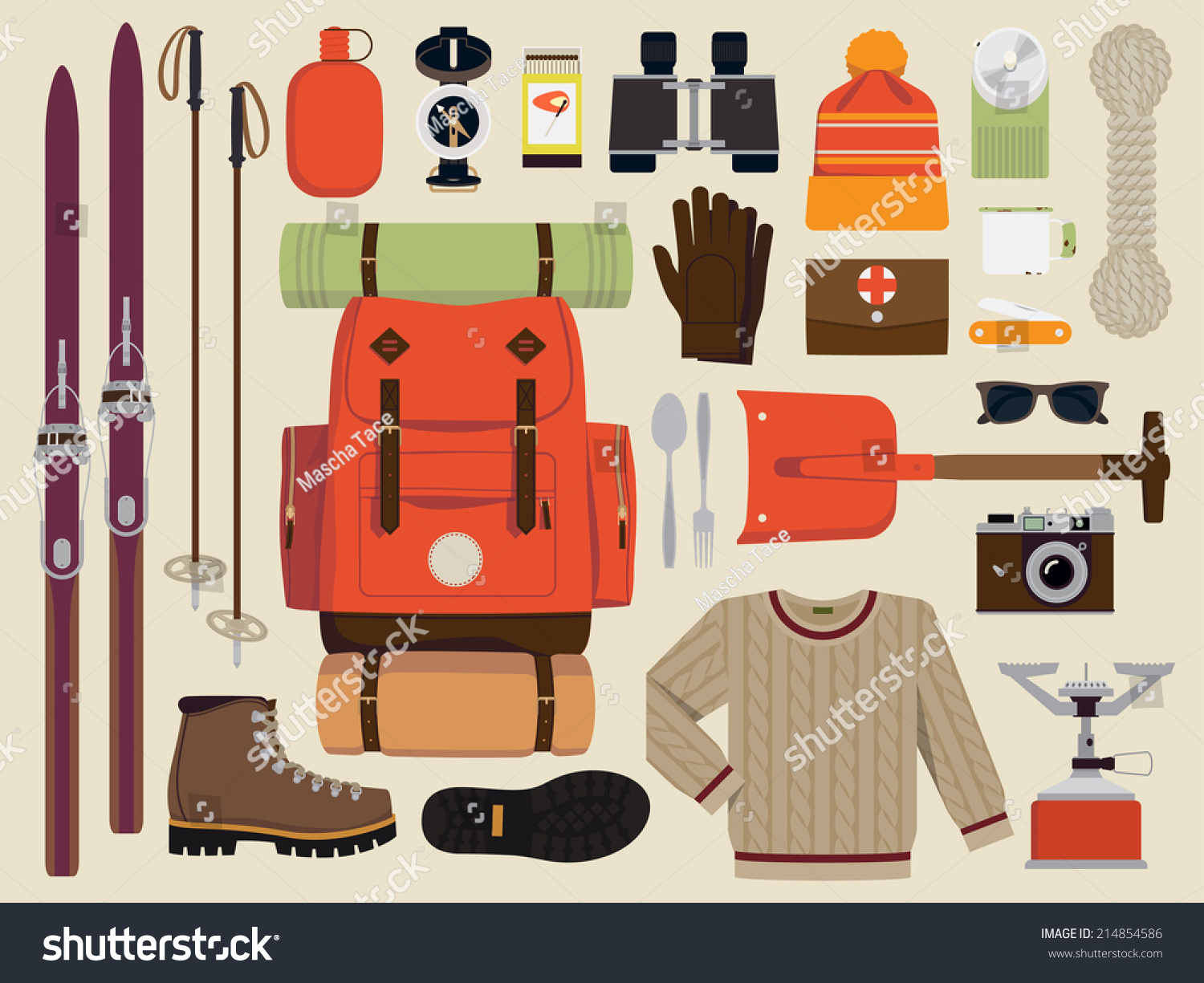 snow hiking gear