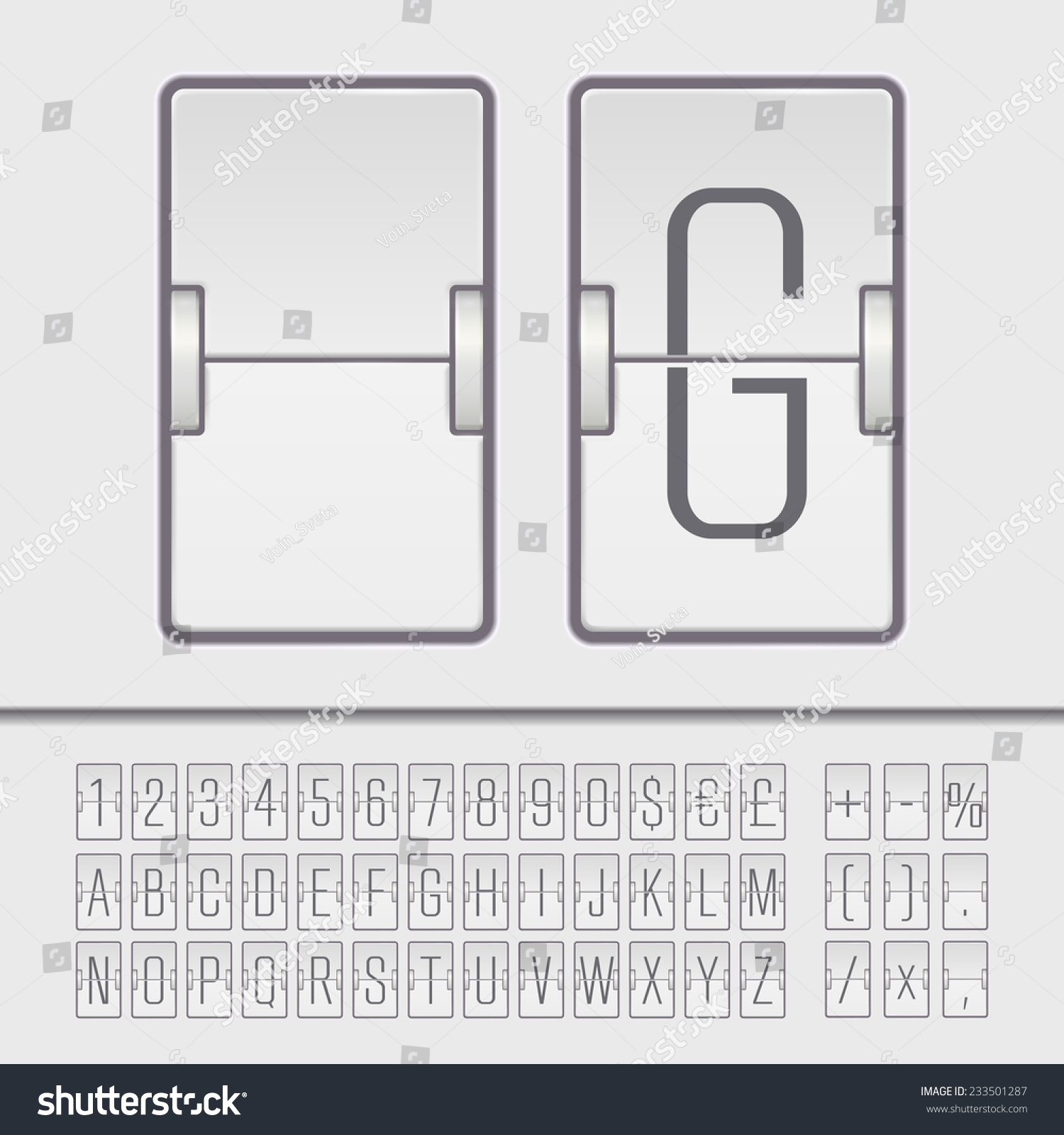 flip calendar template
