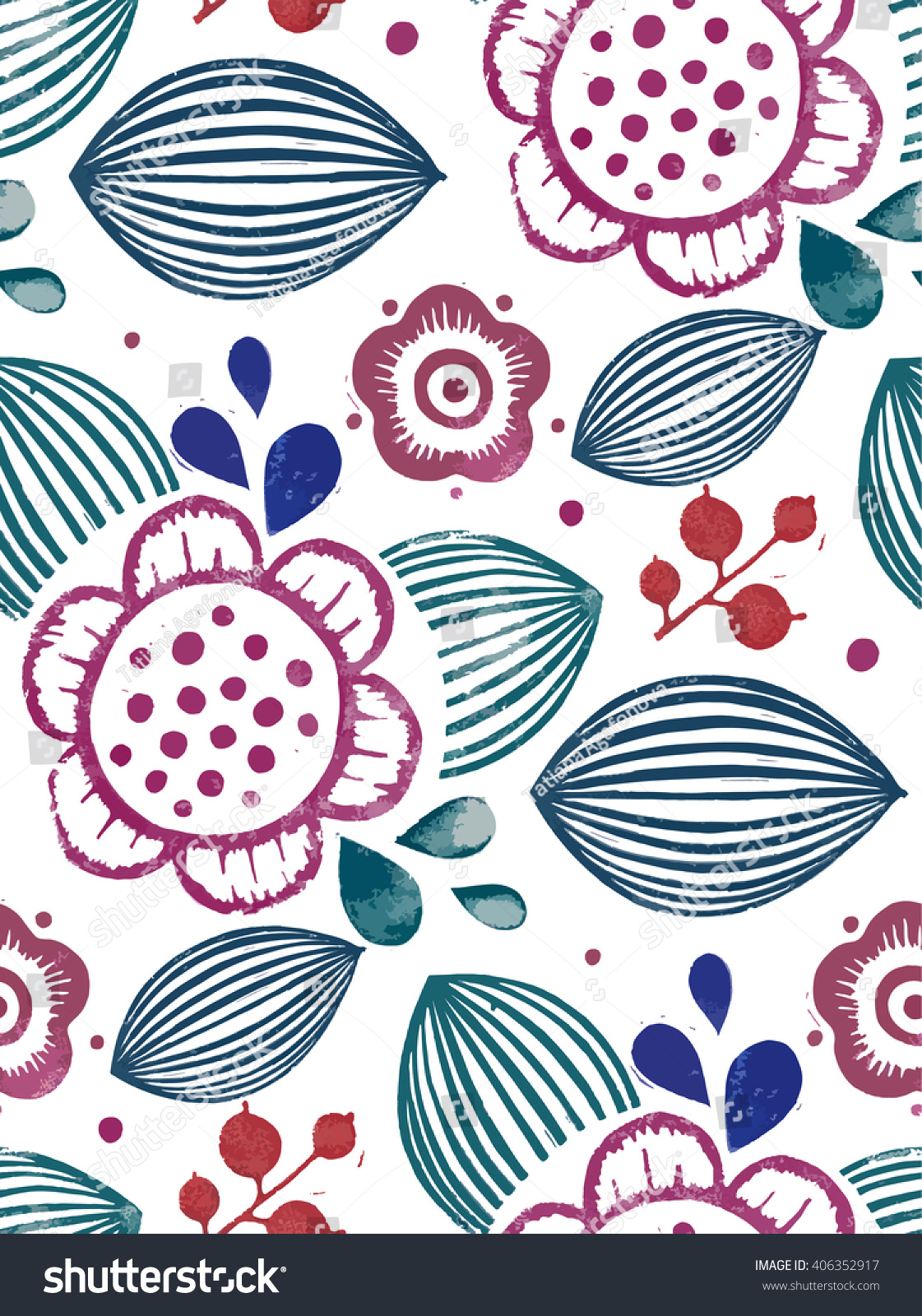 Floral Pattern Background Transparent