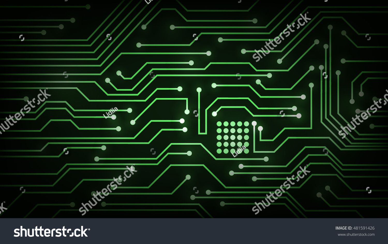 Vector Futuristic Wallpaper Wallpaper Motherboard 库存矢量图 免