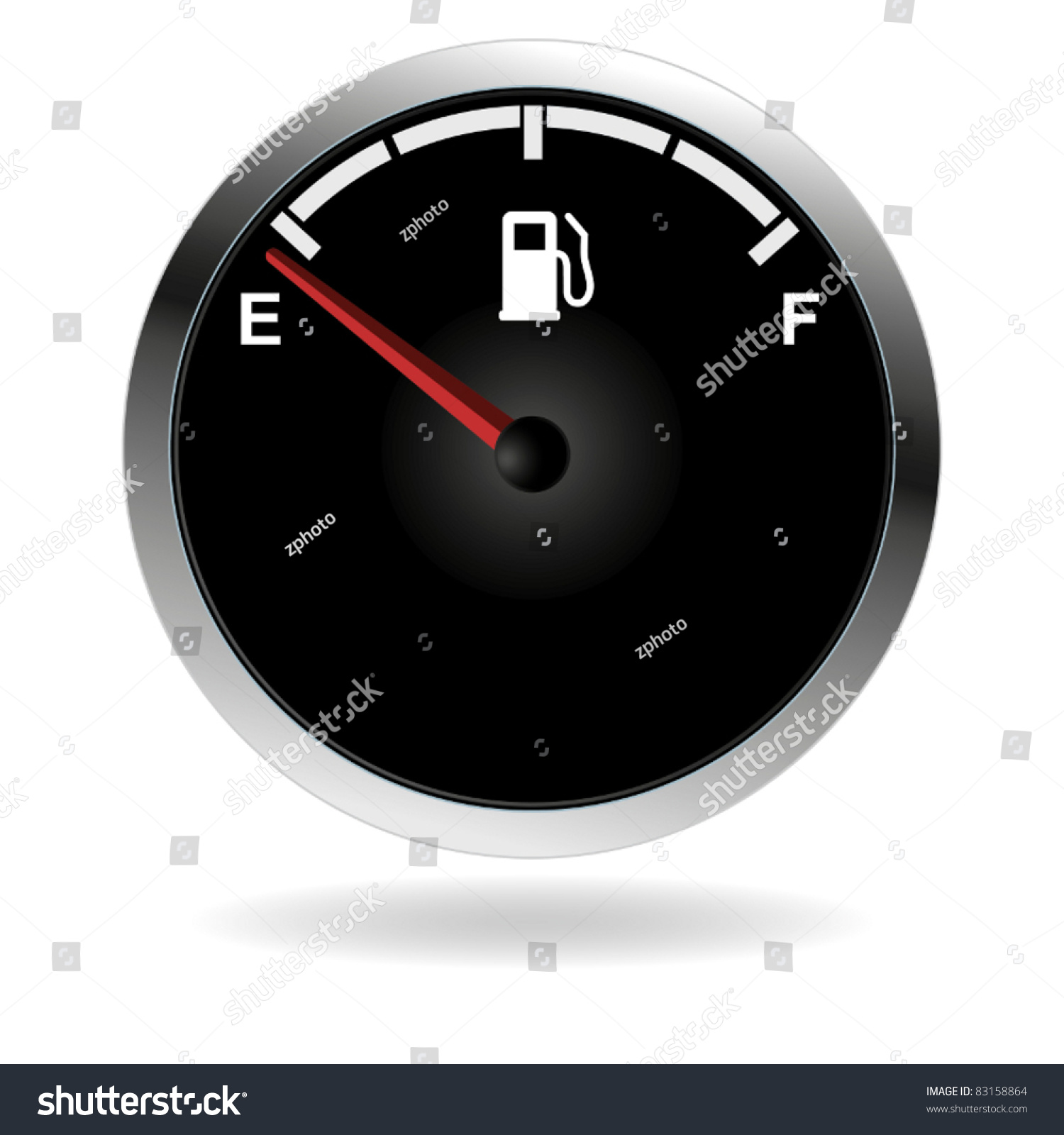 SVG of Vector gas gauge. svg