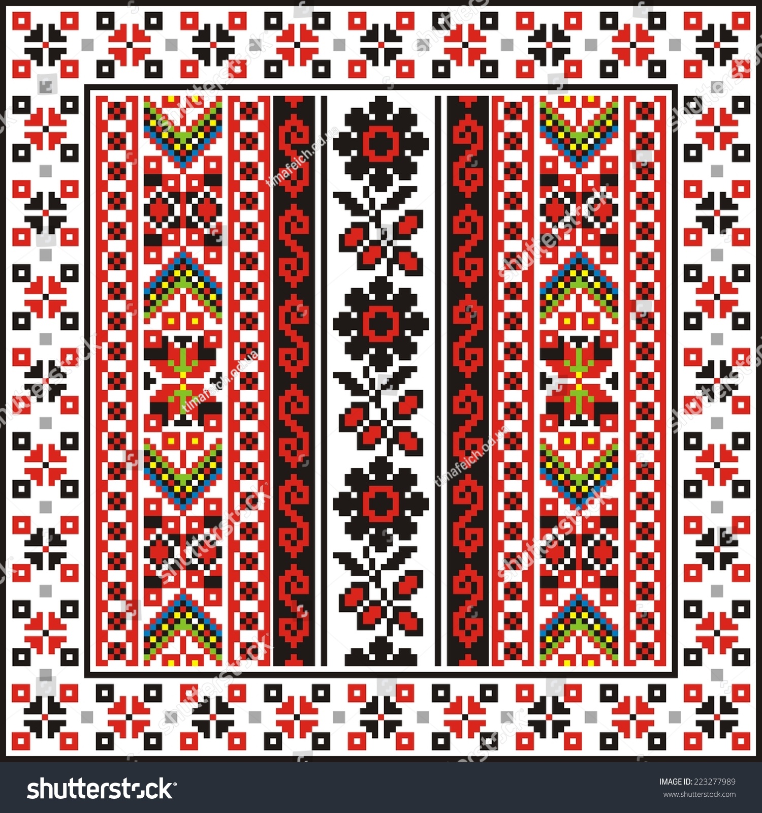 Geometrical abstract pattern from decorative ethnic ornament Geometrical abstract pattern from decorative ethnic ornament elements African Mexican Turkmen texture background for packing textile interior