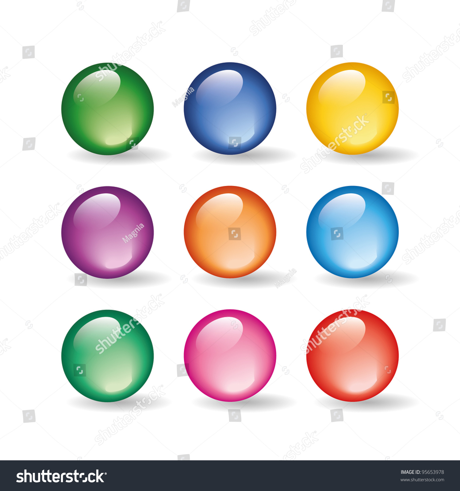 Vector Glass Ball - 95653978 : Shutterstock