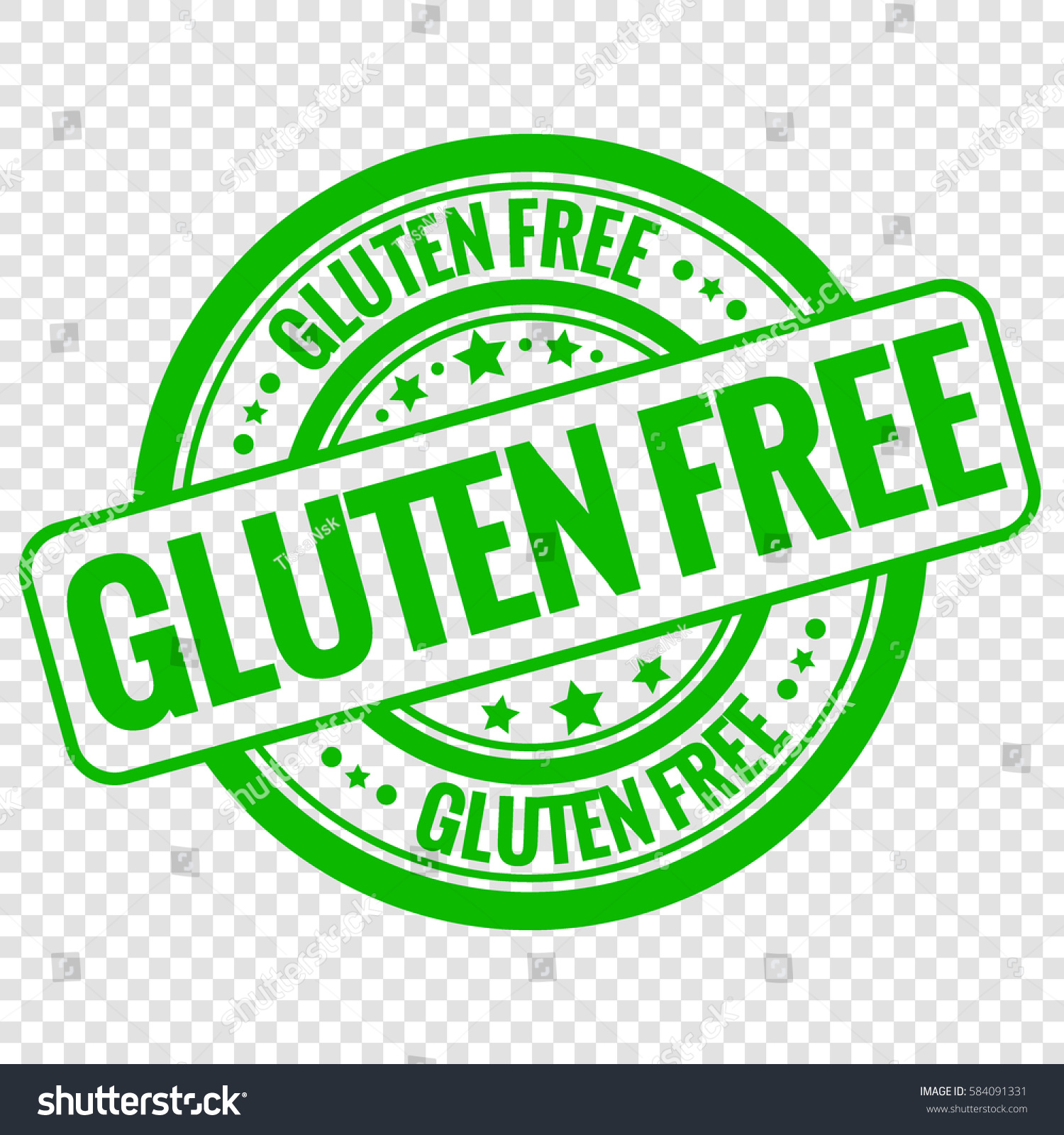 Download Vector Gluten Free Stamp Isolated On Stock Vector 584091331 - Shutterstock