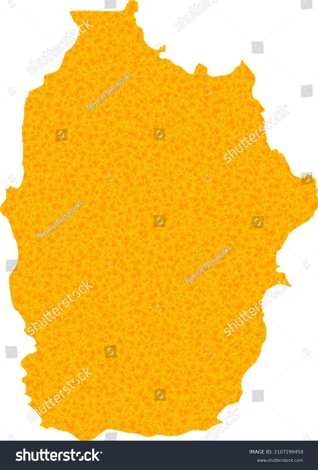 Vector Golden Map Azores Flores Island Stock Vector Royalty Free   Stock Vector Vector Golden Map Of Azores Flores Island Map Of Azores Flores Island Is Isolated On A White 2107299458 