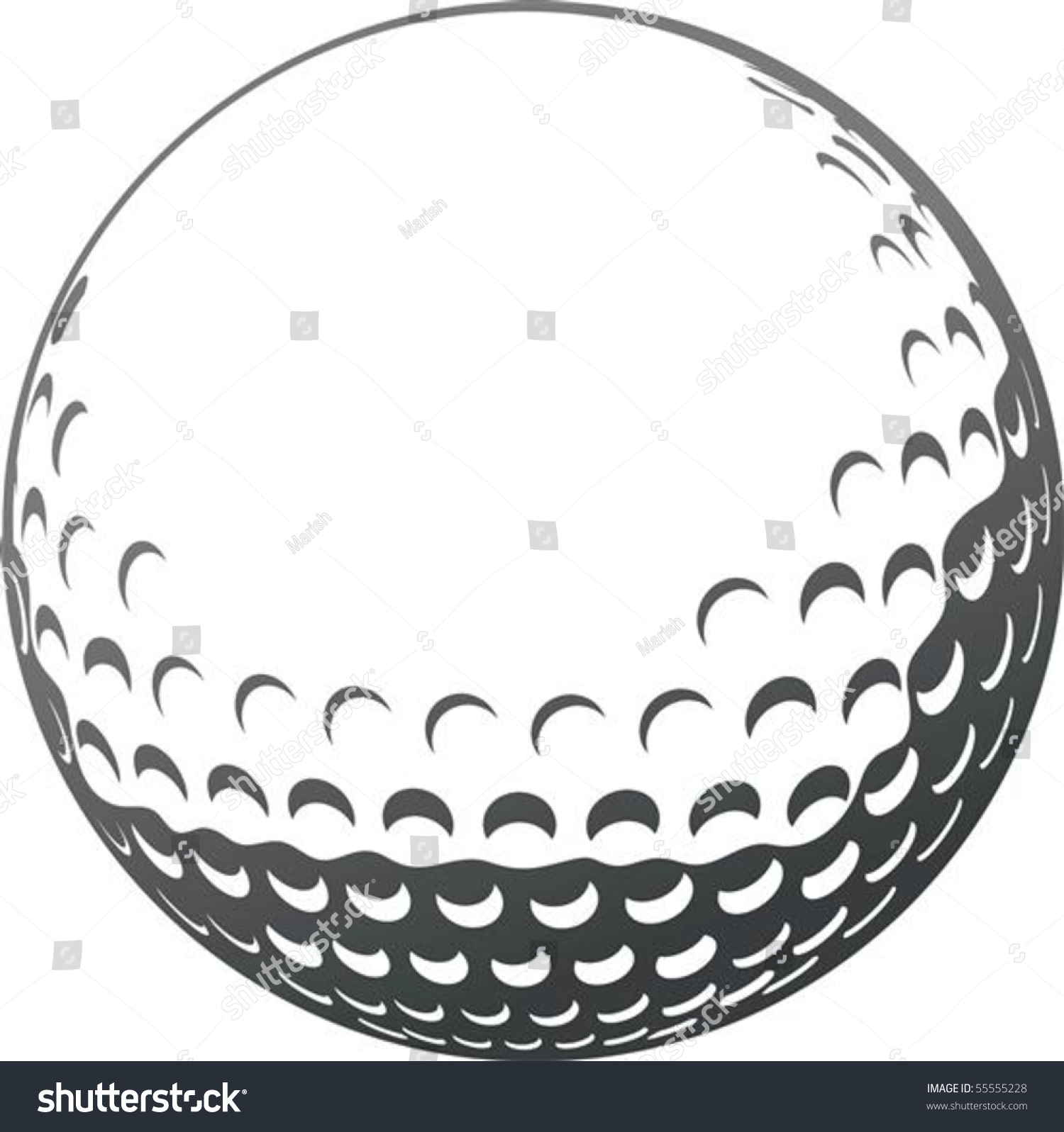golf ball clip art vector - photo #11