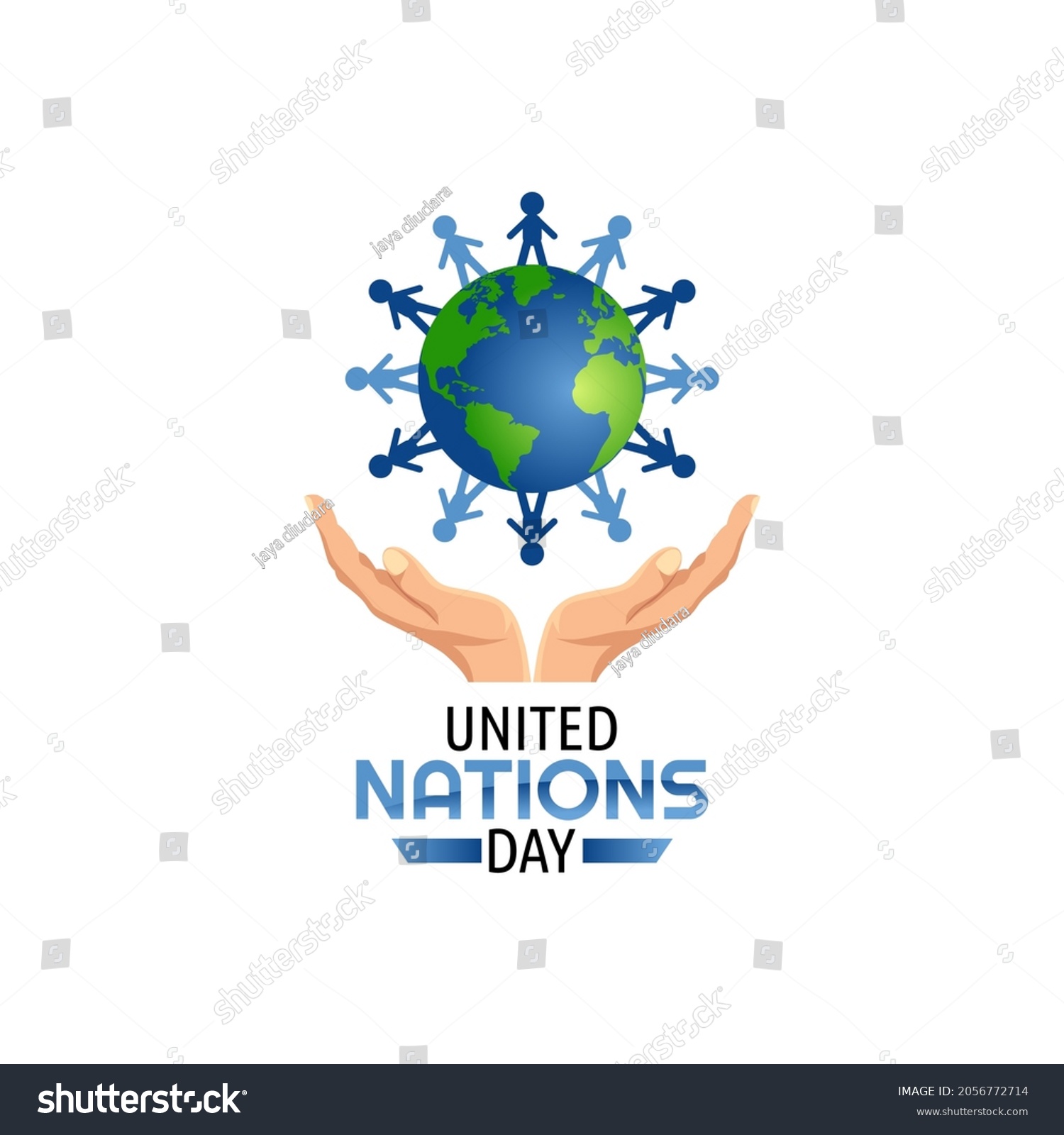 Vector Graphic United Nations Day Good Stock Vector (Royalty Free ...