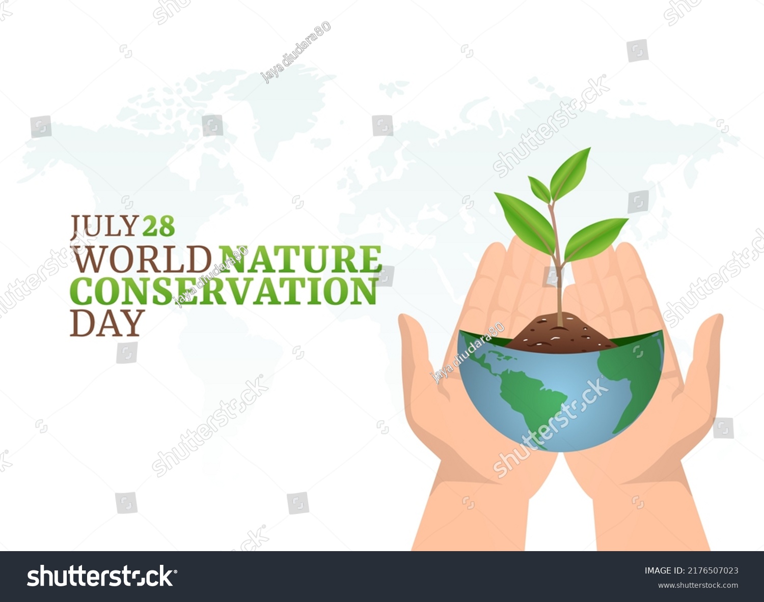 Vector Graphic World Nature Conservation Day Stock Vector (Royalty Free ...