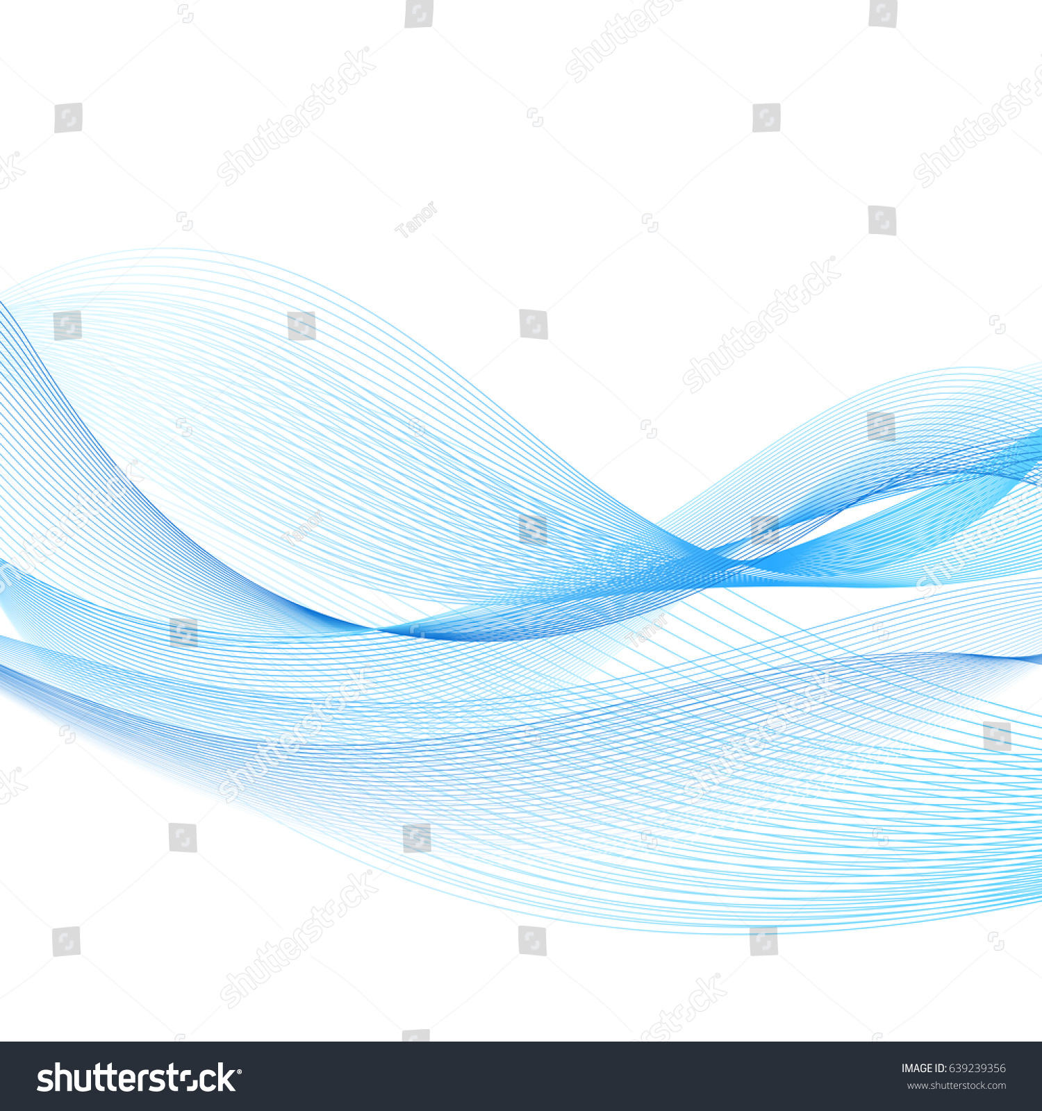Vector Graphic Wave On White Background Stock Vector 639239356