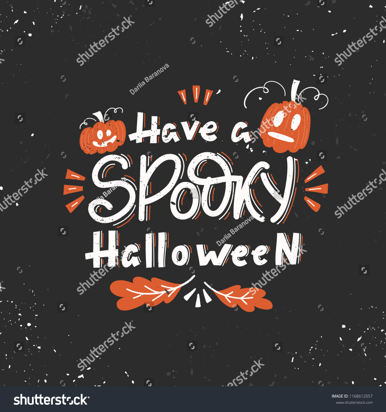 Vector Halloween Greeting Card Flyer Banner Stock Vector Royalty Free