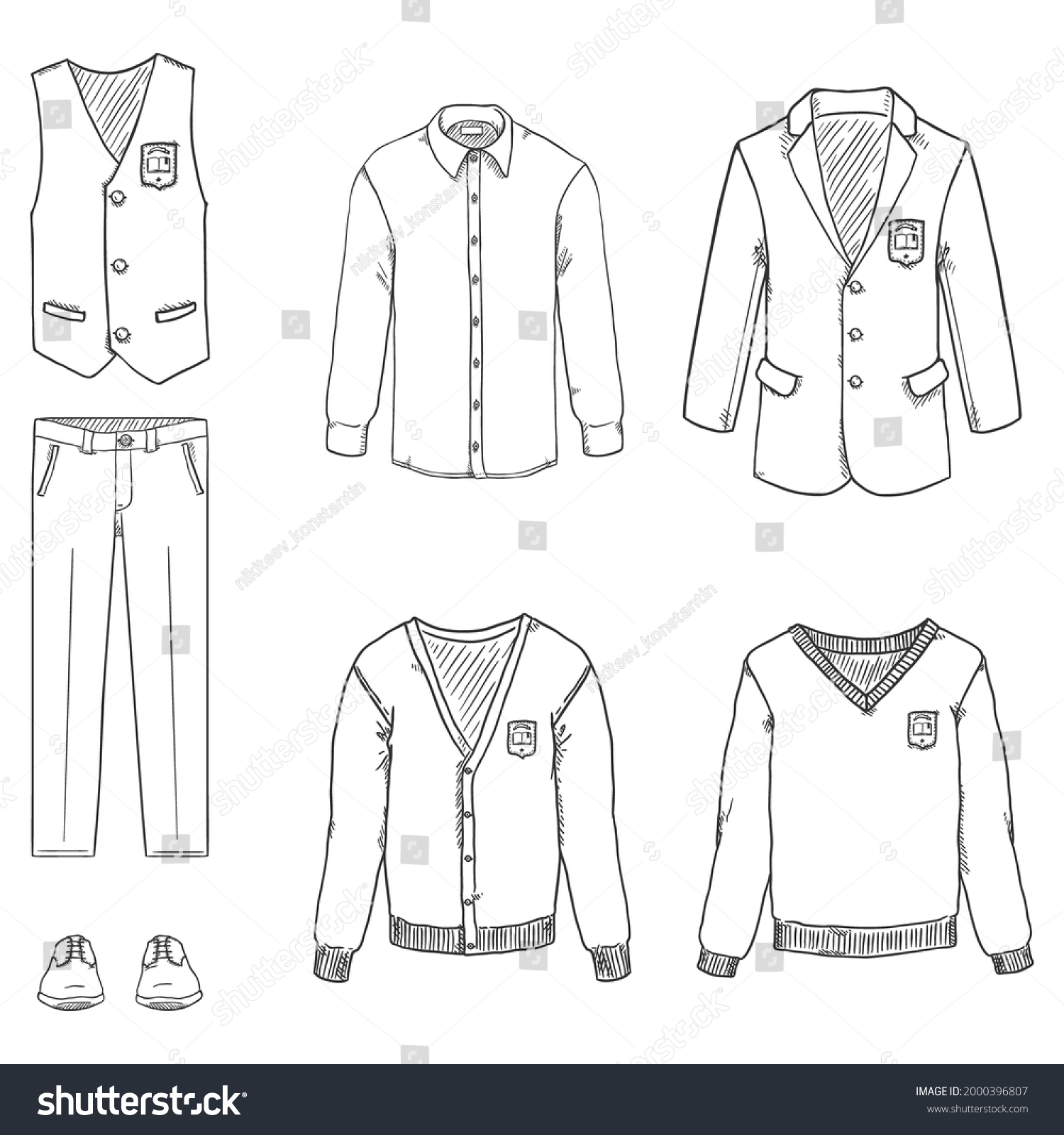 38,123 Sketches of a uniform Images, Stock Photos & Vectors | Shutterstock