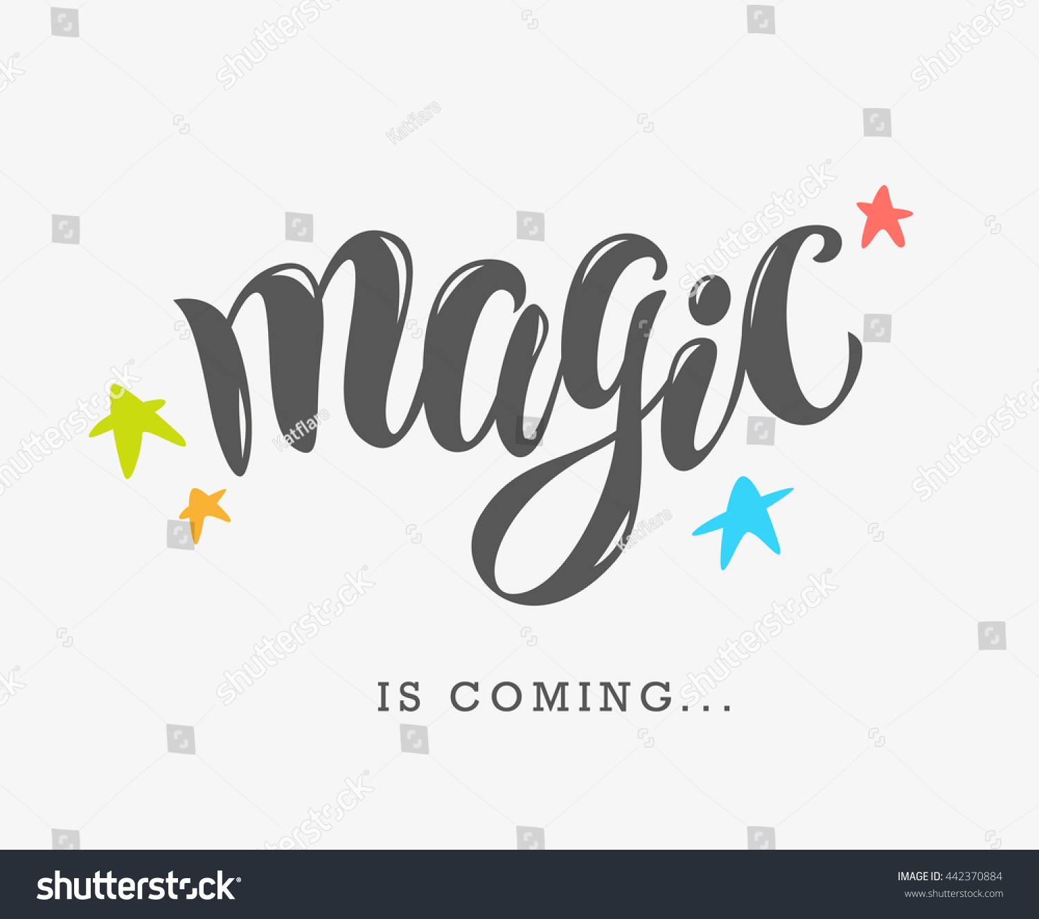 congratulation latin word Stock Text Word 442370884 Magic Vector Hand Vector Written