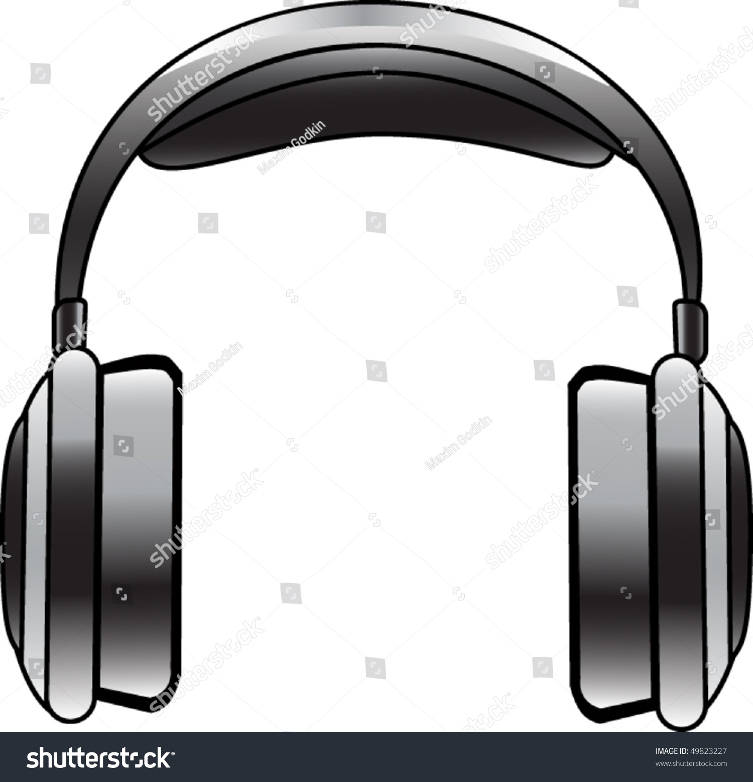 Vector Headphones - 49823227 : Shutterstock