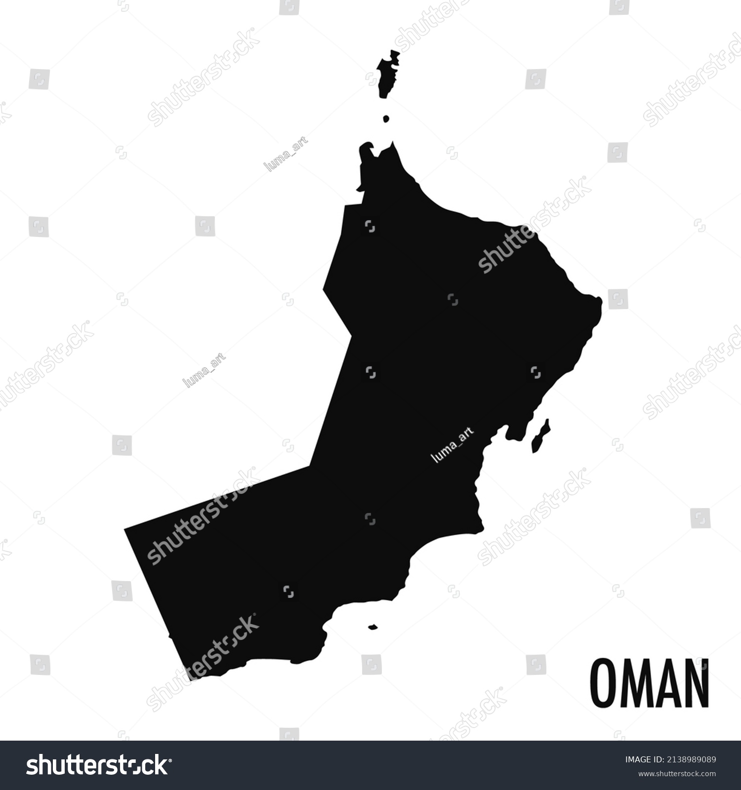 Vector High Quality Map Middle East Stock Vector (Royalty Free ...