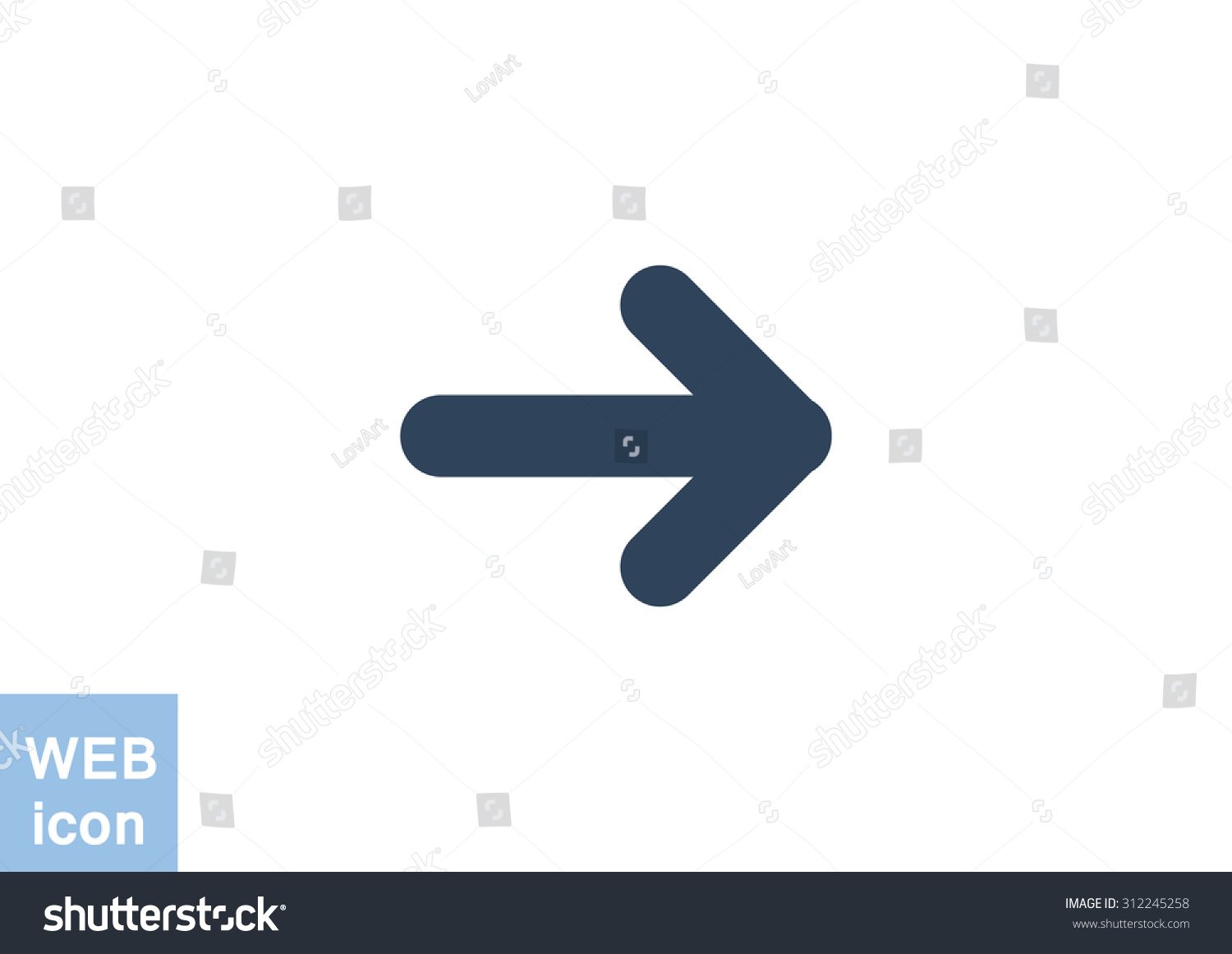 Vector Icon Arrow - 312245258 : Shutterstock