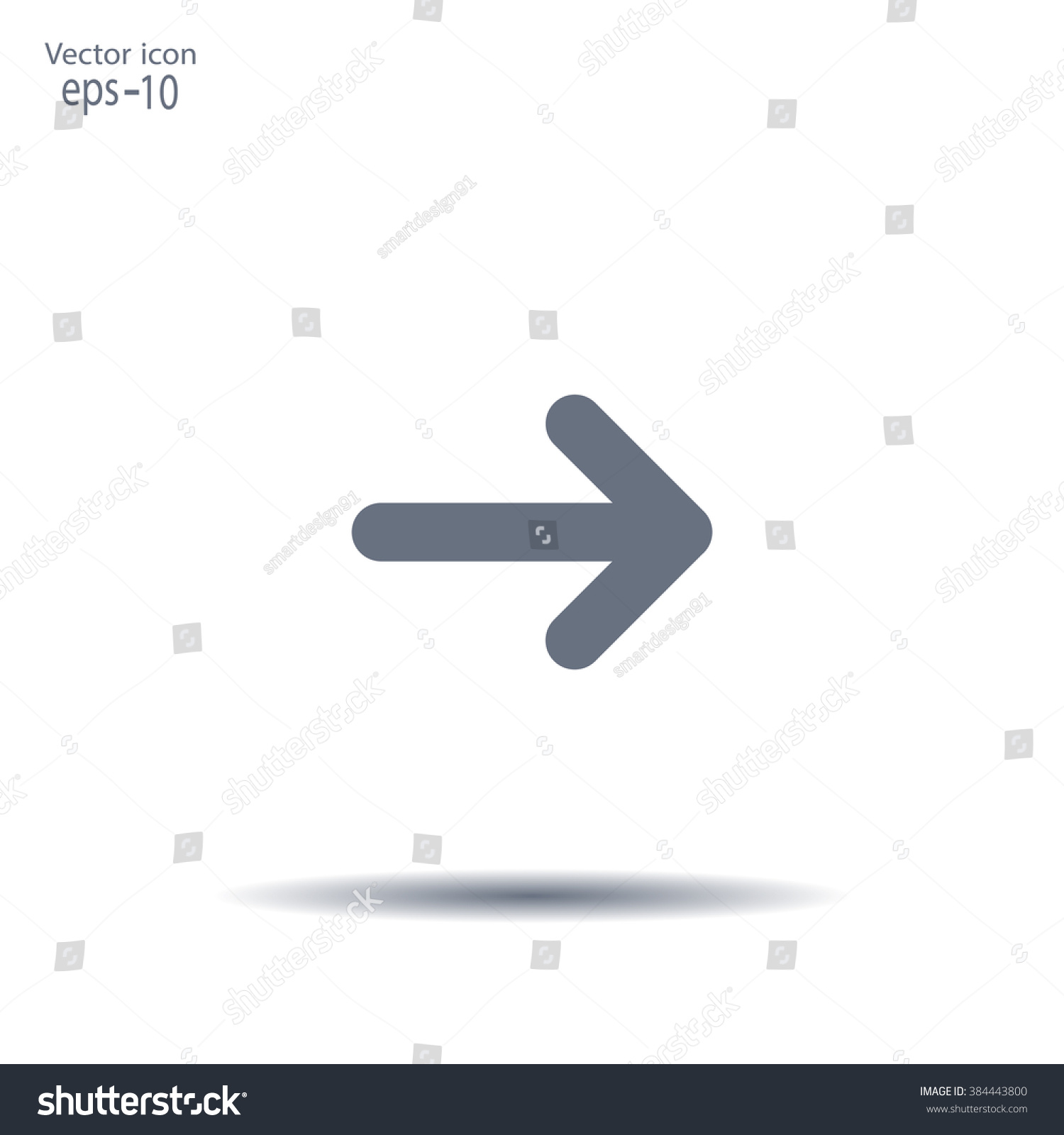 Vector Icon Arrow - 384443800 : Shutterstock