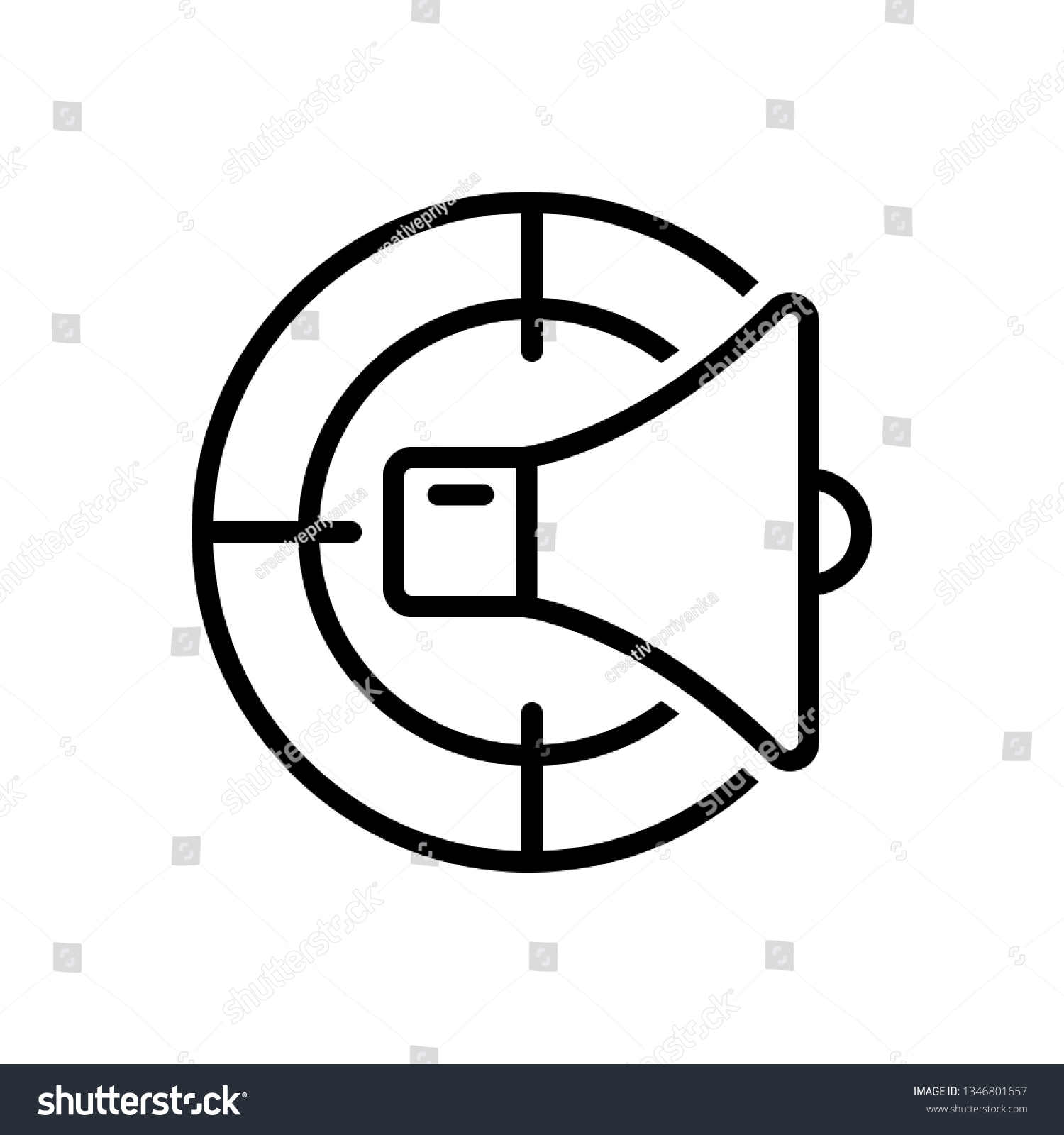 Vector Icon Marketing Vision Business Finance Signs Symbols Stock Image