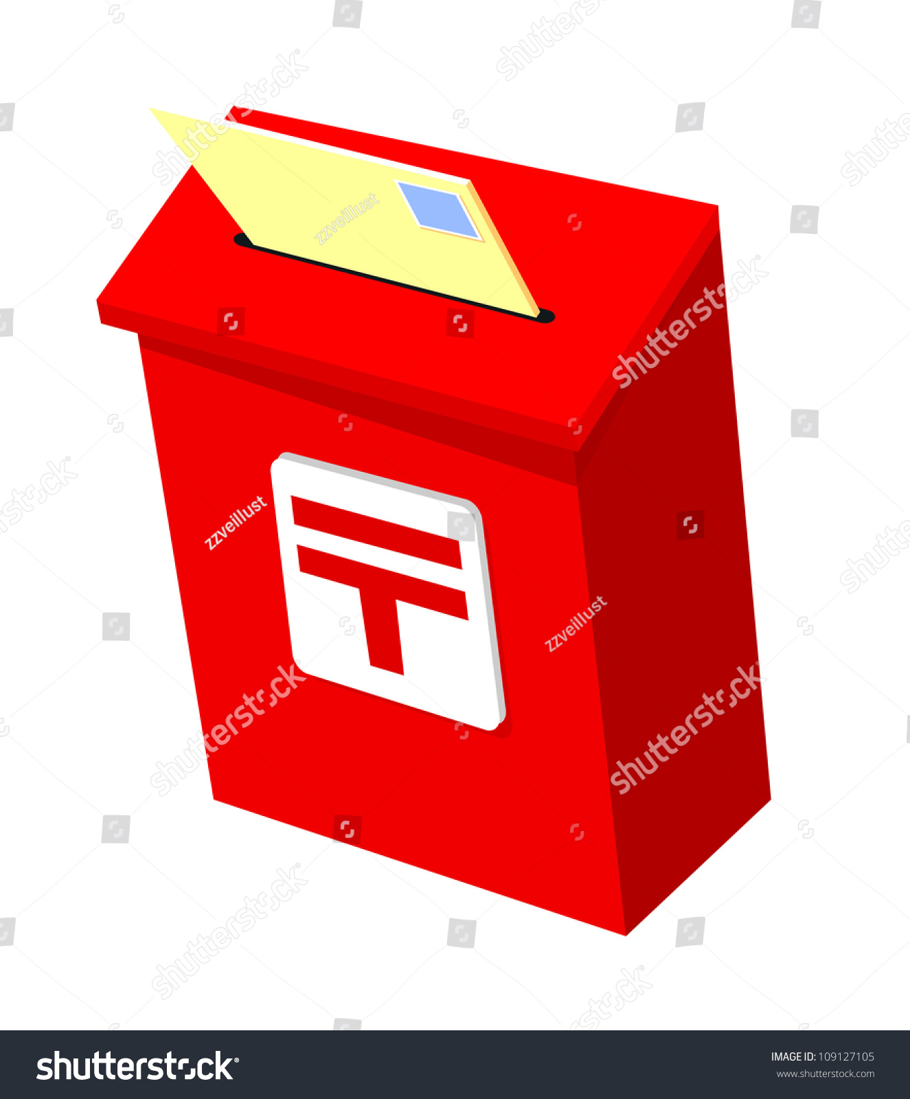 Vector Icon Letter Box 库存矢量图 109127105 - Shutterstock