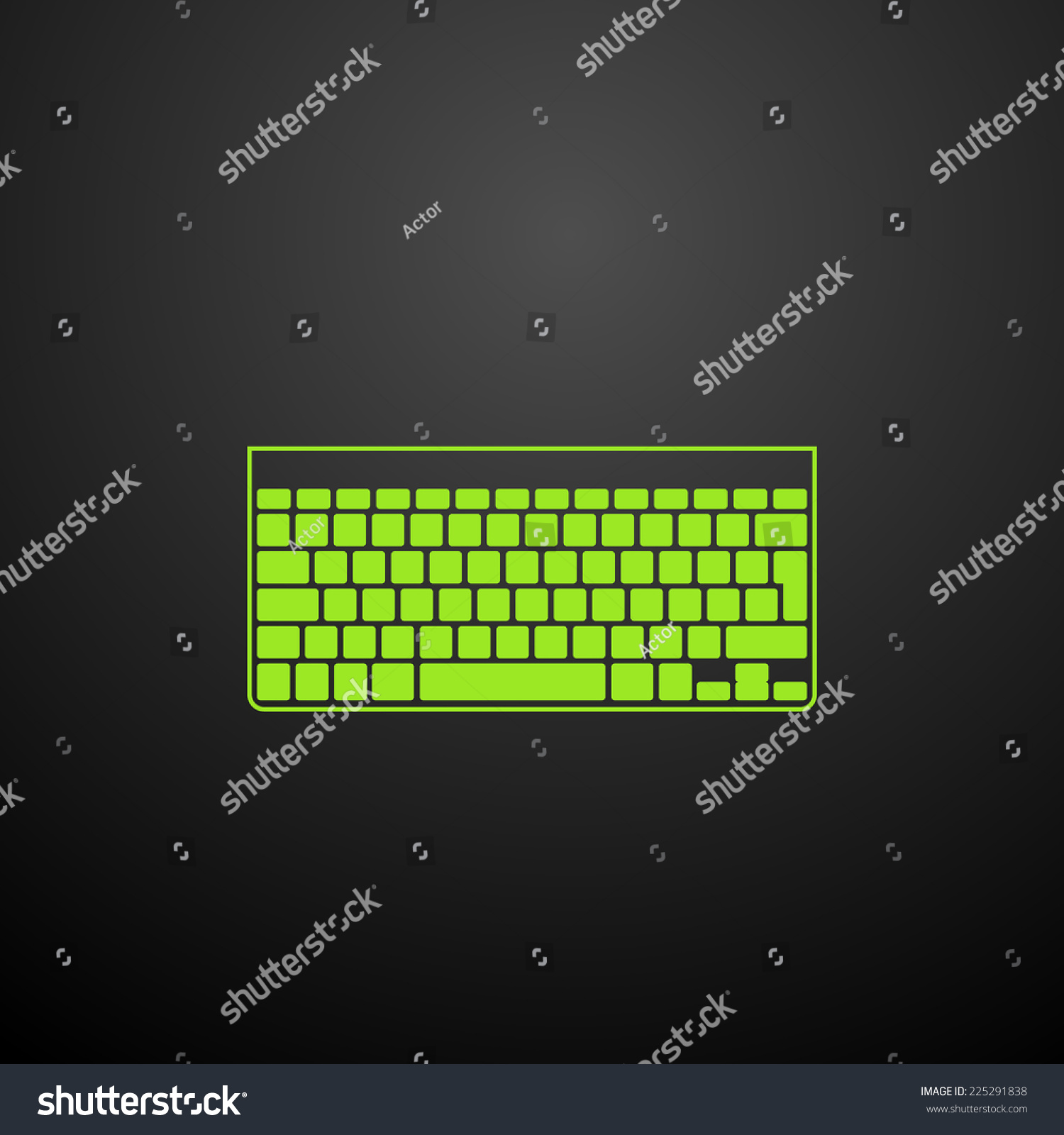 computer keyboard clipart eps - photo #27