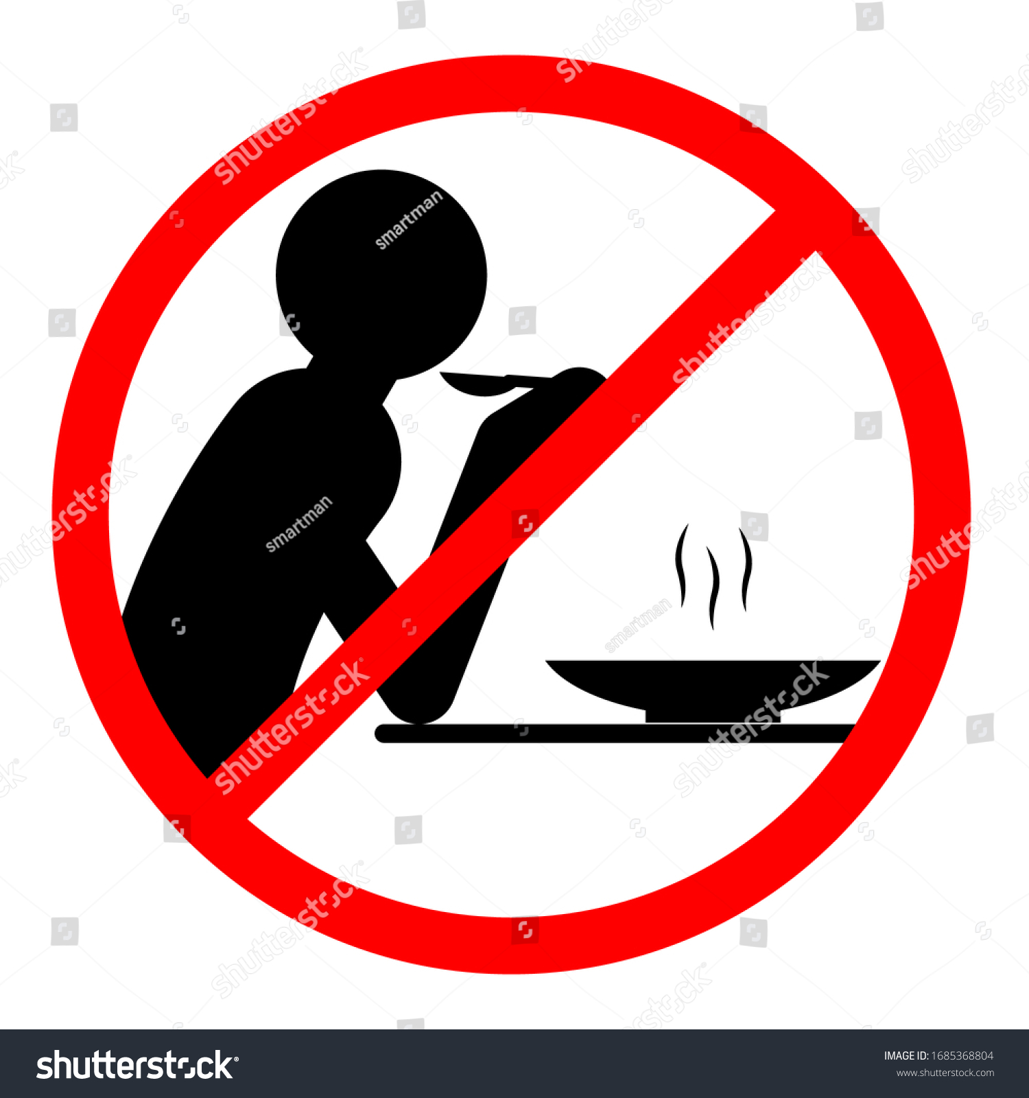 vector-icon-no-food-allowed-eating-immagine-vettoriale-stock-royalty