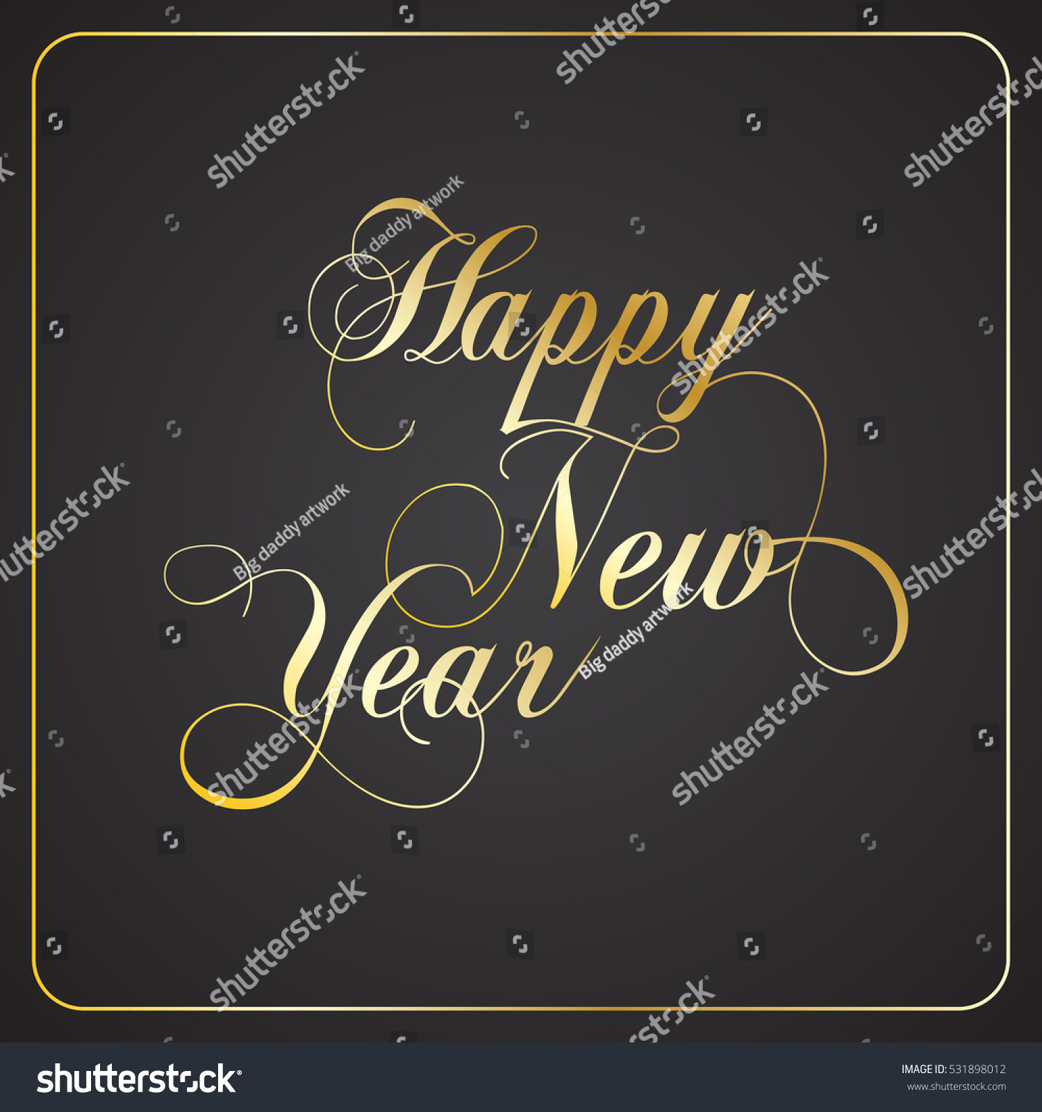 Vector Illustration Abstract New Year Background - 531898012 : Shutterstock