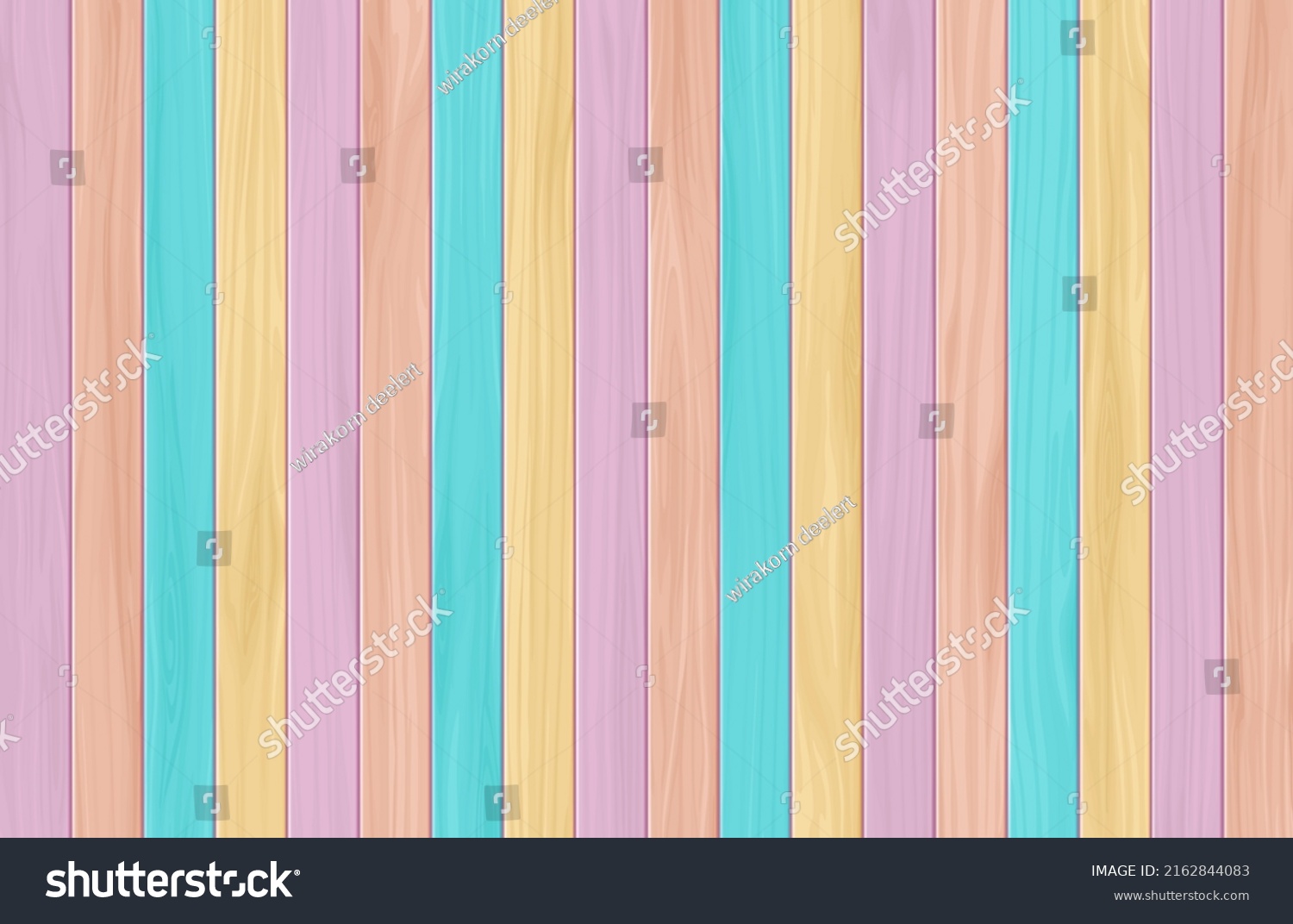 Vector Illustration Beauty Wood Wall Floor Stock Vector (Royalty Free