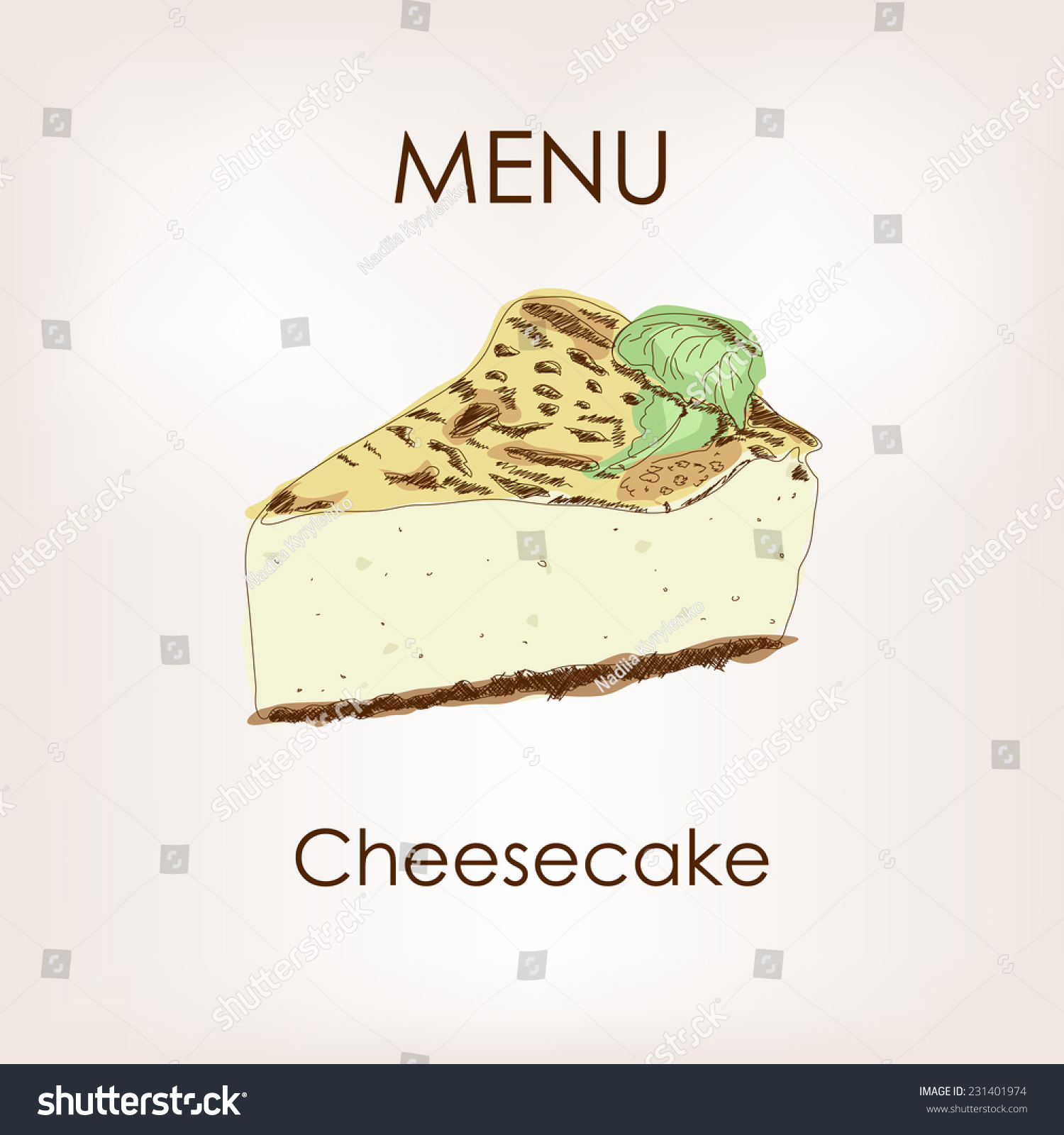 SVG of vector illustration cheesecake dessert svg