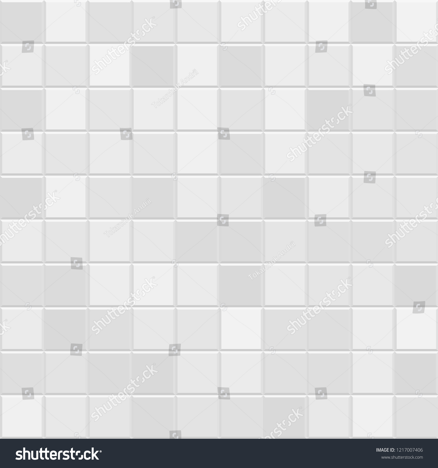 Vector Illustration Consisting Grey Squares Tiles Stock Vector (Royalty ...