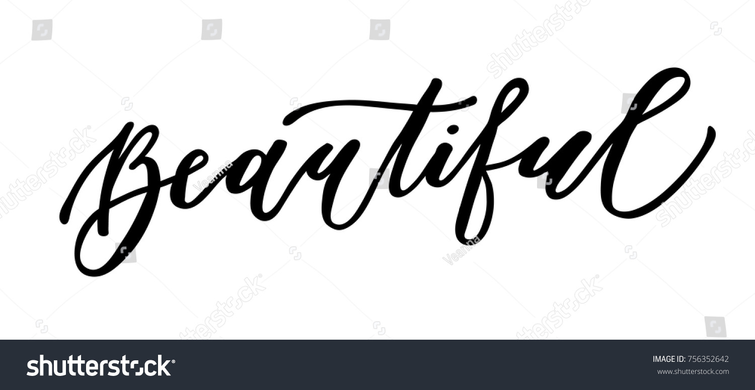 4. 25 Stunning Tattoo Fonts for the Word "Beautiful" - wide 1
