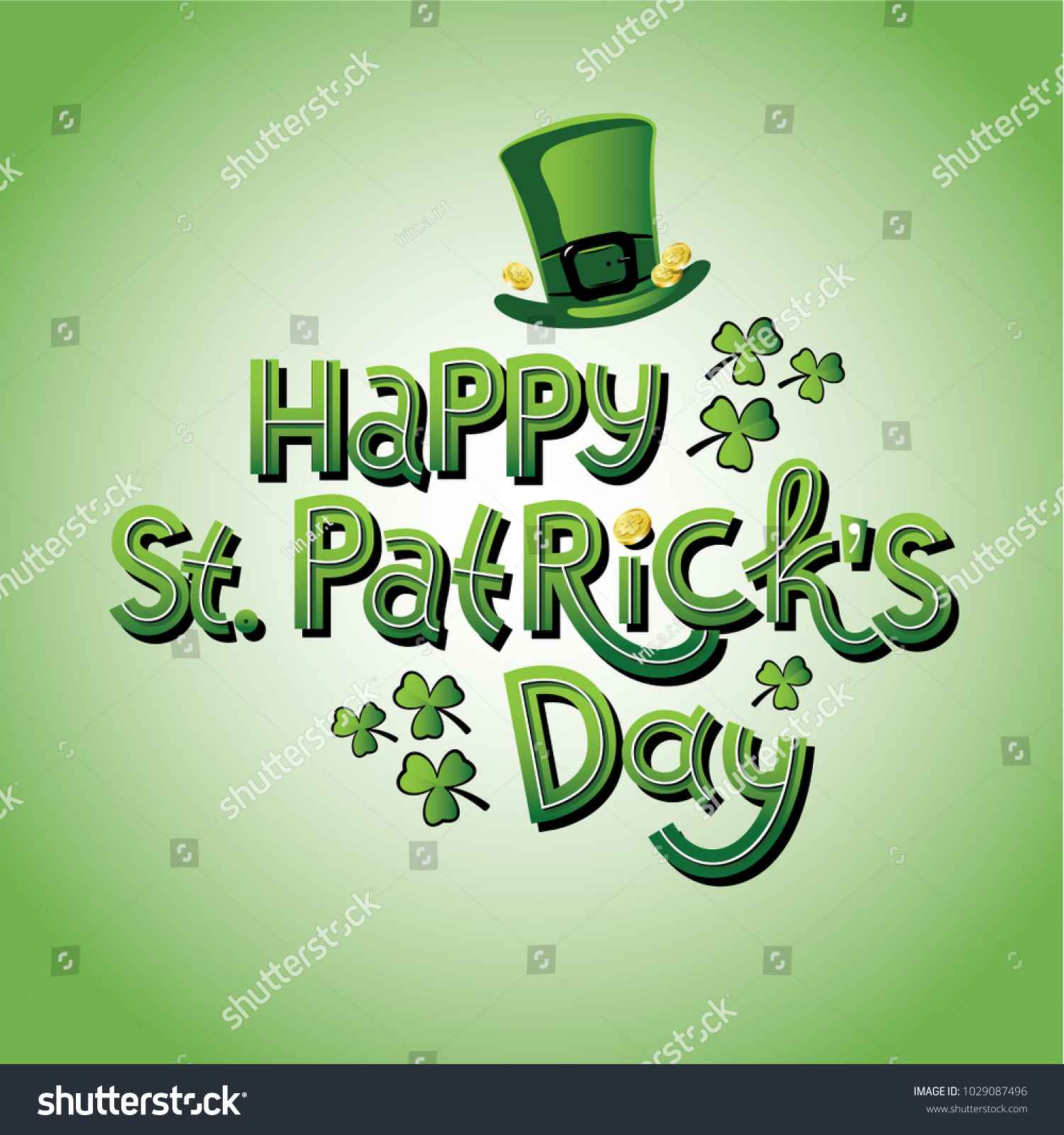 Vector Illustration St Patricks Day Feast Stock Vector (Royalty Free ...