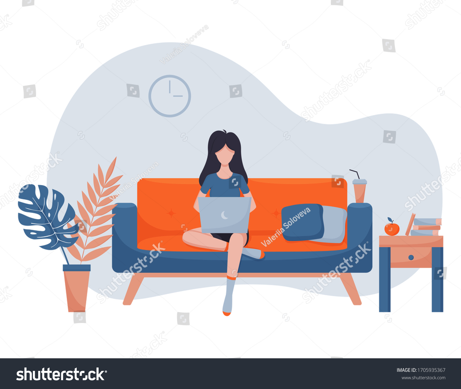 410,375 Girl living room Images, Stock Photos & Vectors | Shutterstock