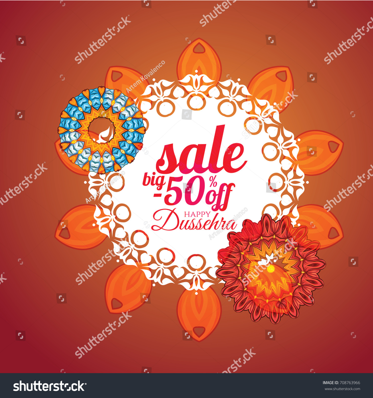 vector illustration indian holiday happy dussehra stock vector royalty free 708763966 shutterstock