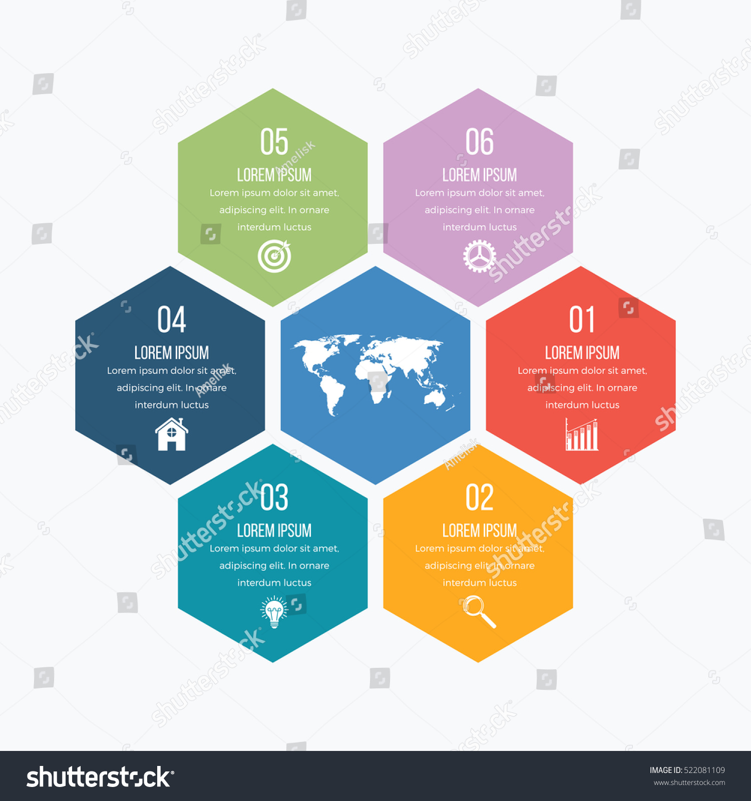 5,011 Six hexagon chart Images, Stock Photos & Vectors | Shutterstock