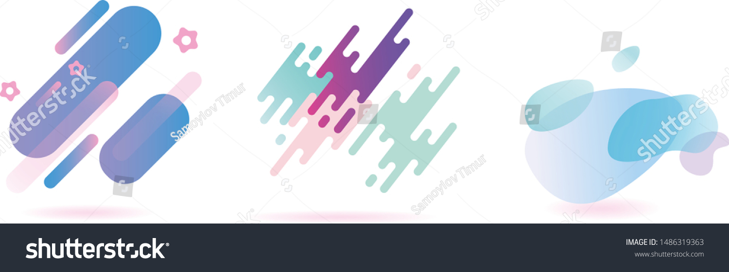 Vector Illustration Liquid Shape Form Stock Vector (Royalty Free ...