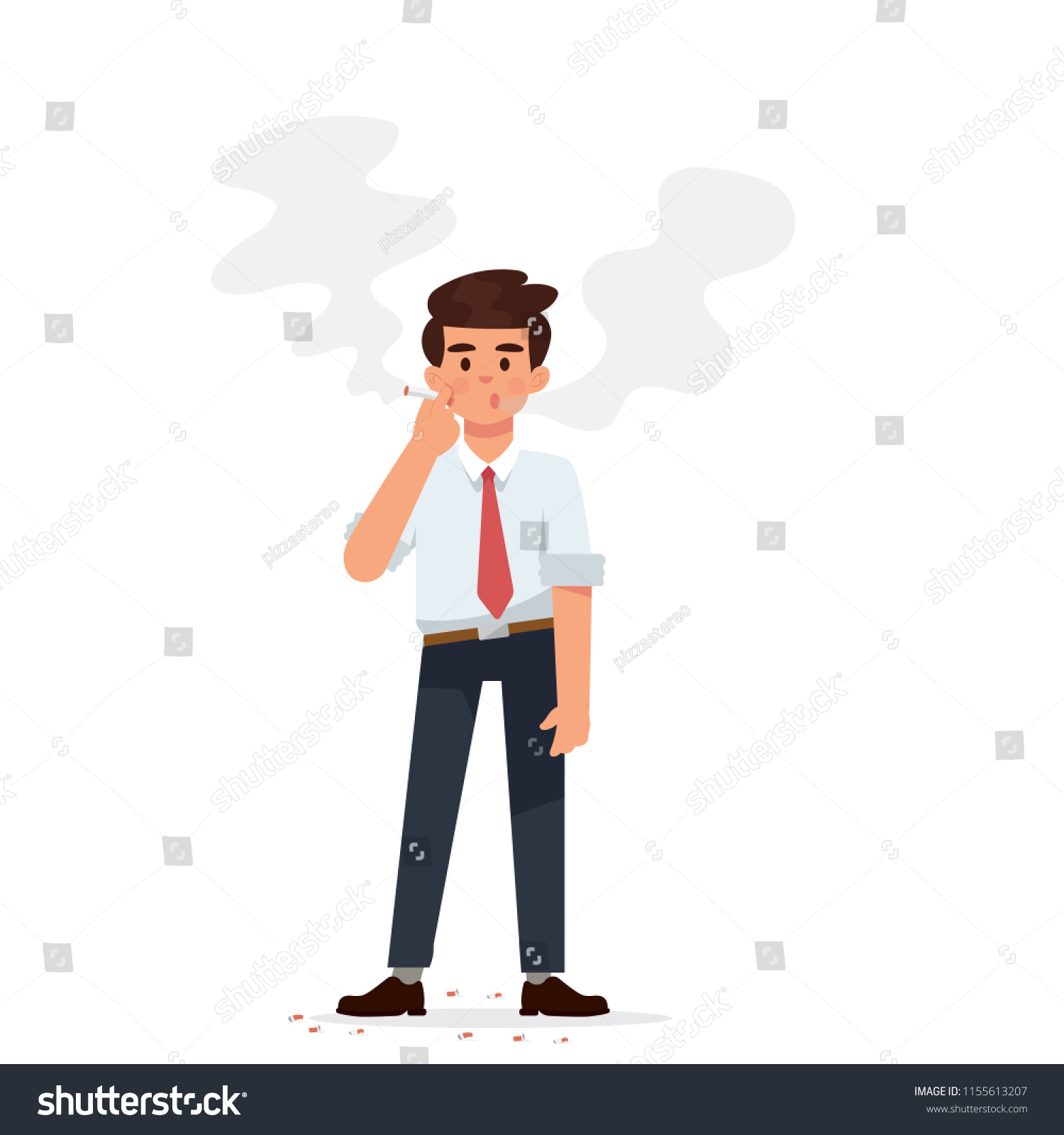 19,142 Cartoon person smoking Images, Stock Photos & Vectors | Shutterstock