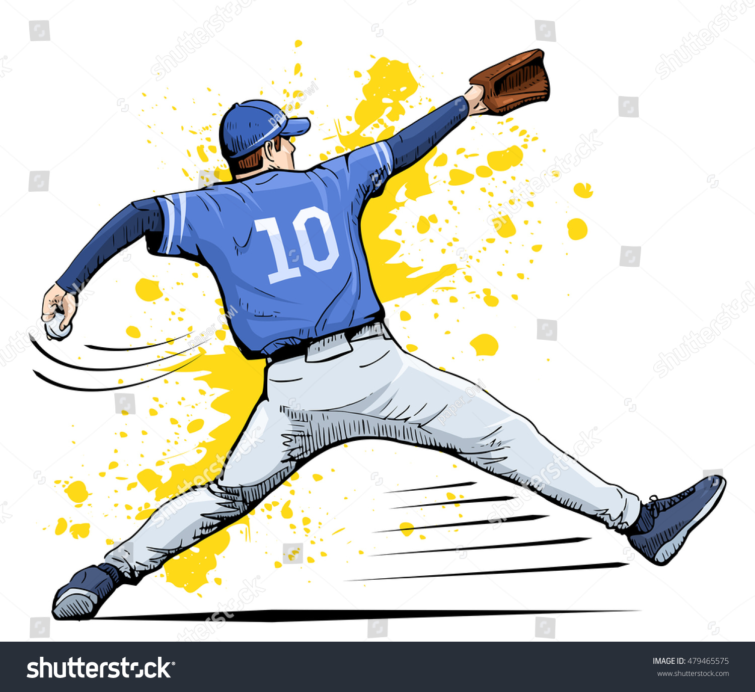 野球選手がボールを投げるベクターイラスト 美しいスポーツをテーマにしたポスター 抽象的な背景 夏のスポーツ チームゲーム 野球のピッチャー のベクター画像素材 ロイヤリティフリー
