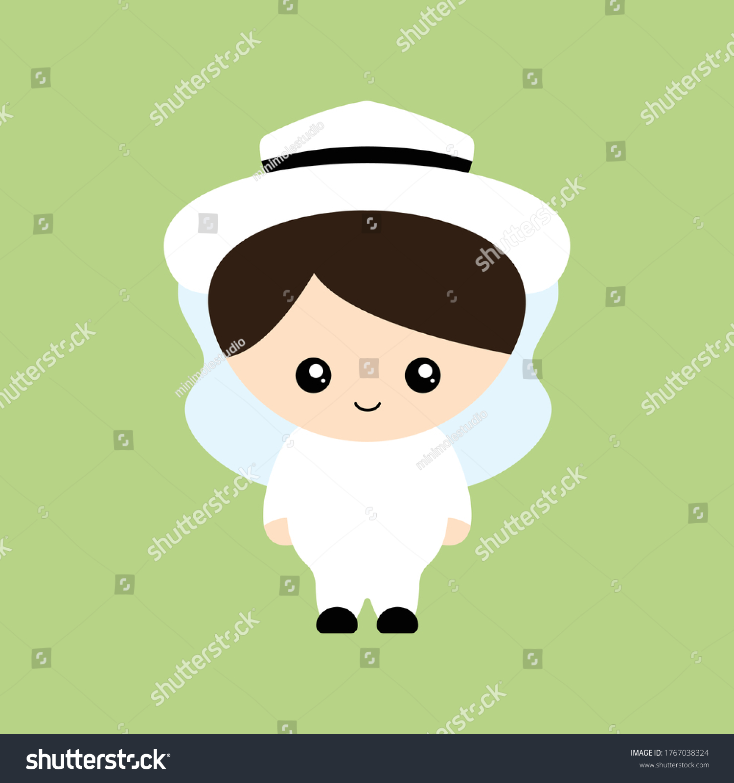 SVG of Vector illustration of a beekeeper. Simple flat style. svg
