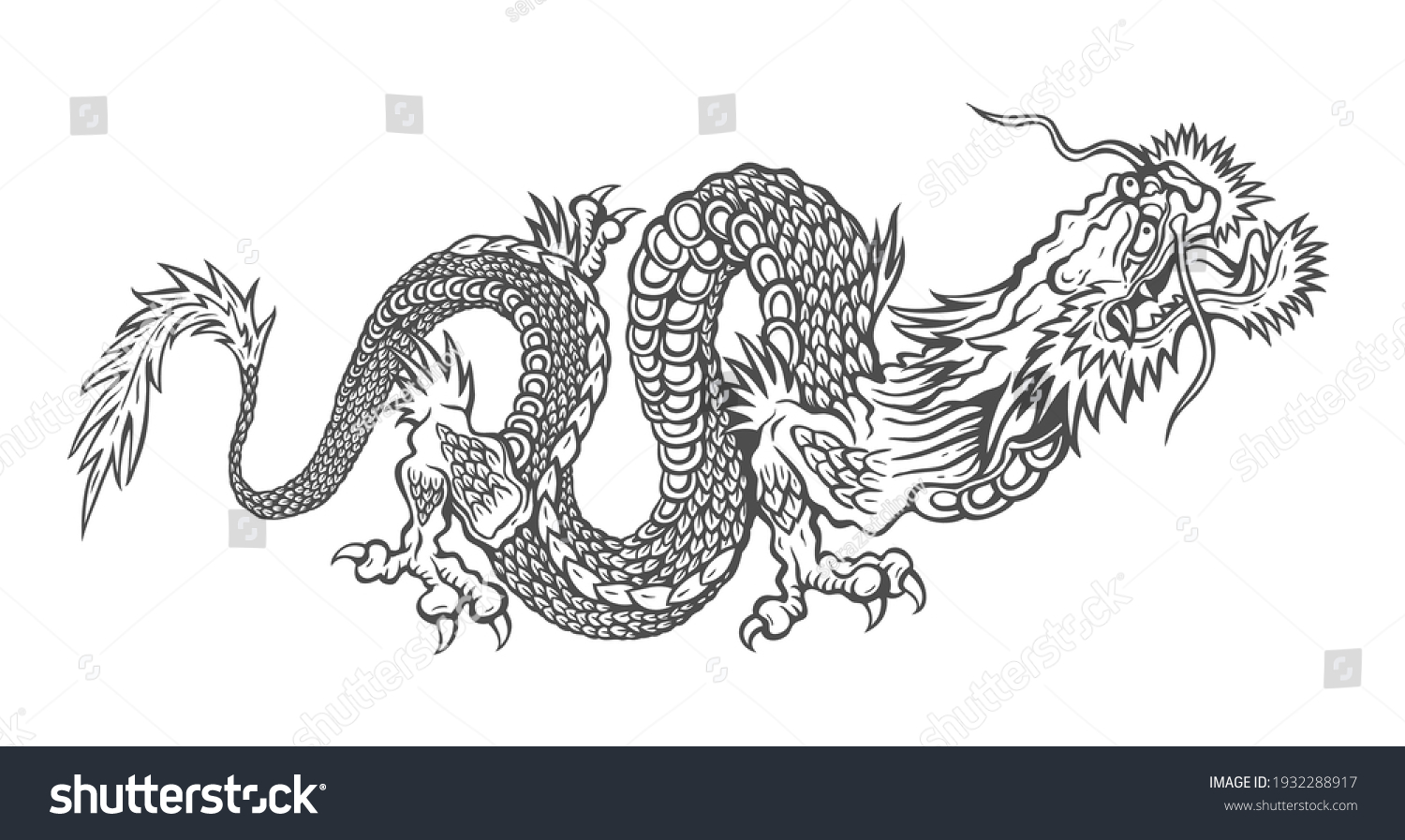 14,754 Ancient chinese dragon Stock Vectors, Images & Vector Art ...