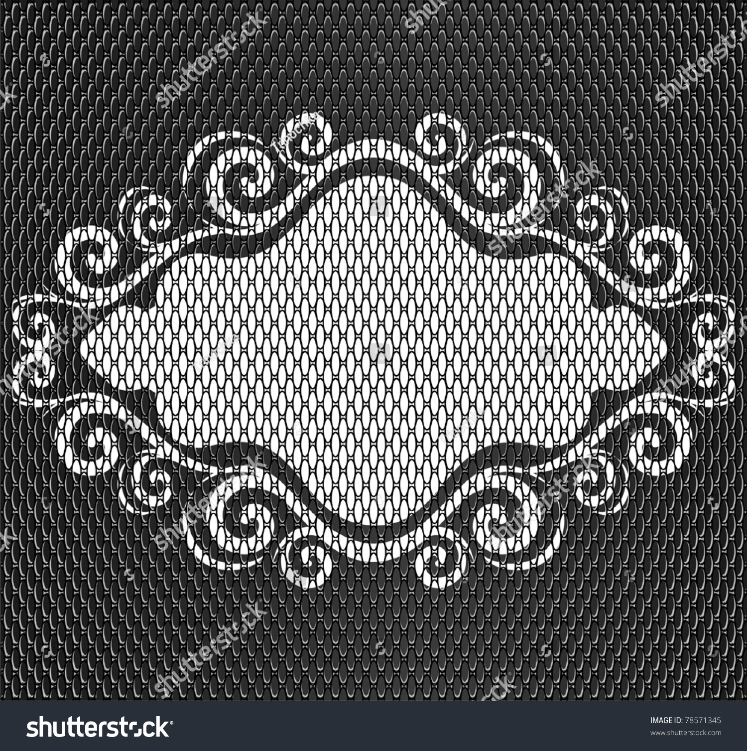 Vector Illustration Frame Ornament Stock Vector (Royalty Free) 78571345 ...