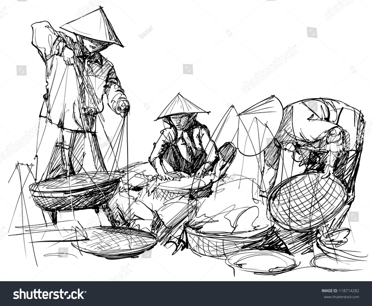 Vietnam black and white Stock Illustrations, Images & Vectors ...