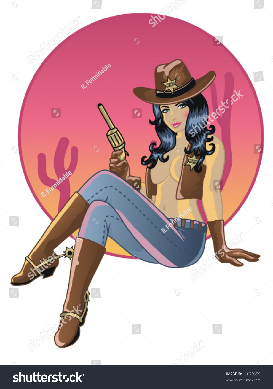 Hot Cowgirl Ass