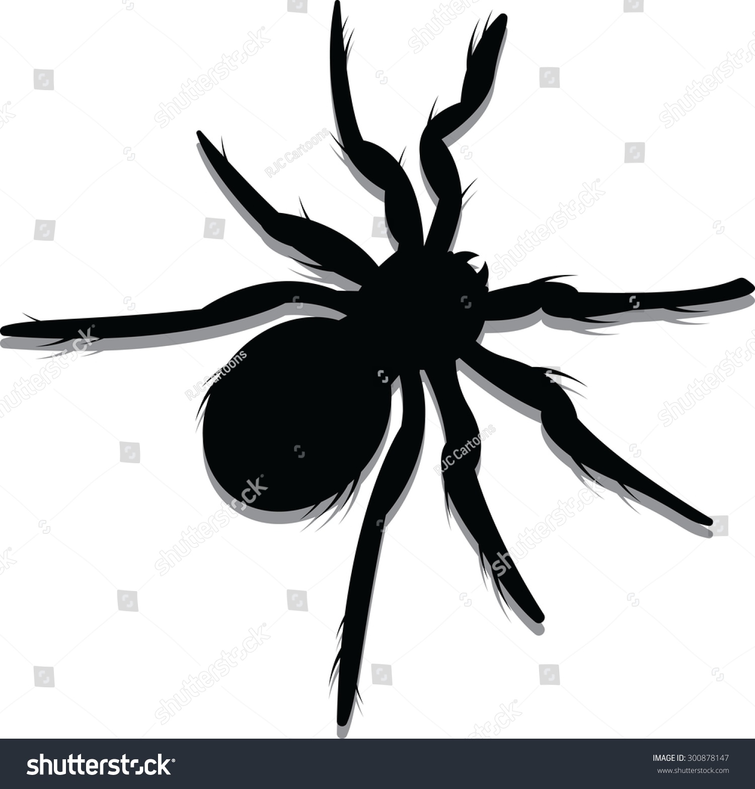 Spider Silhouette Printable