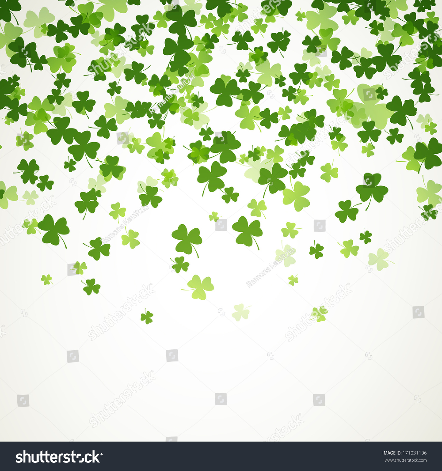 Vector Illustration St Patricks Day Background Stock Vector (Royalty ...